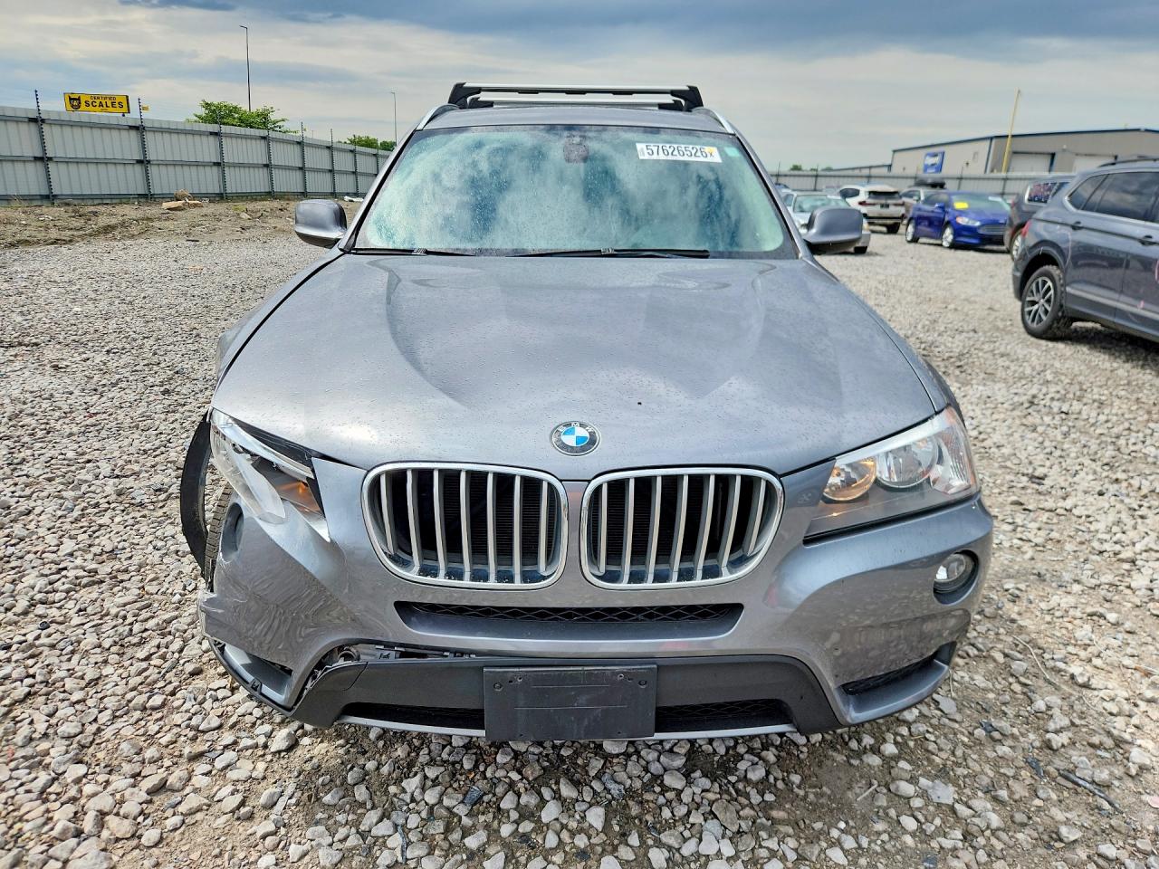 2012 Bmw X3 Xdrive28i Blue vin: 5UXWX5C54CL724902