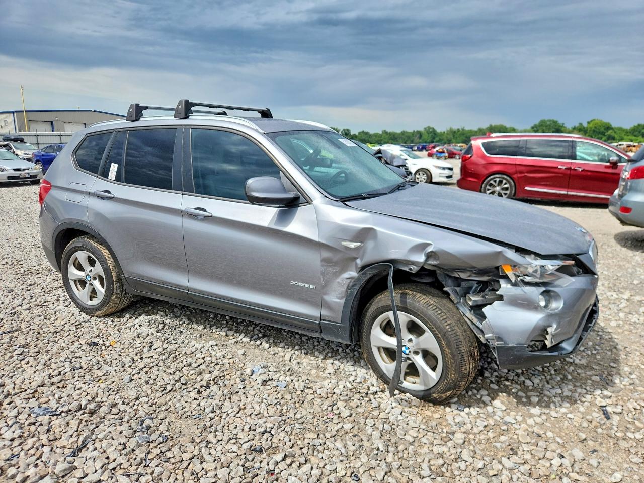 2012 Bmw X3 Xdrive28i Blue vin: 5UXWX5C54CL724902