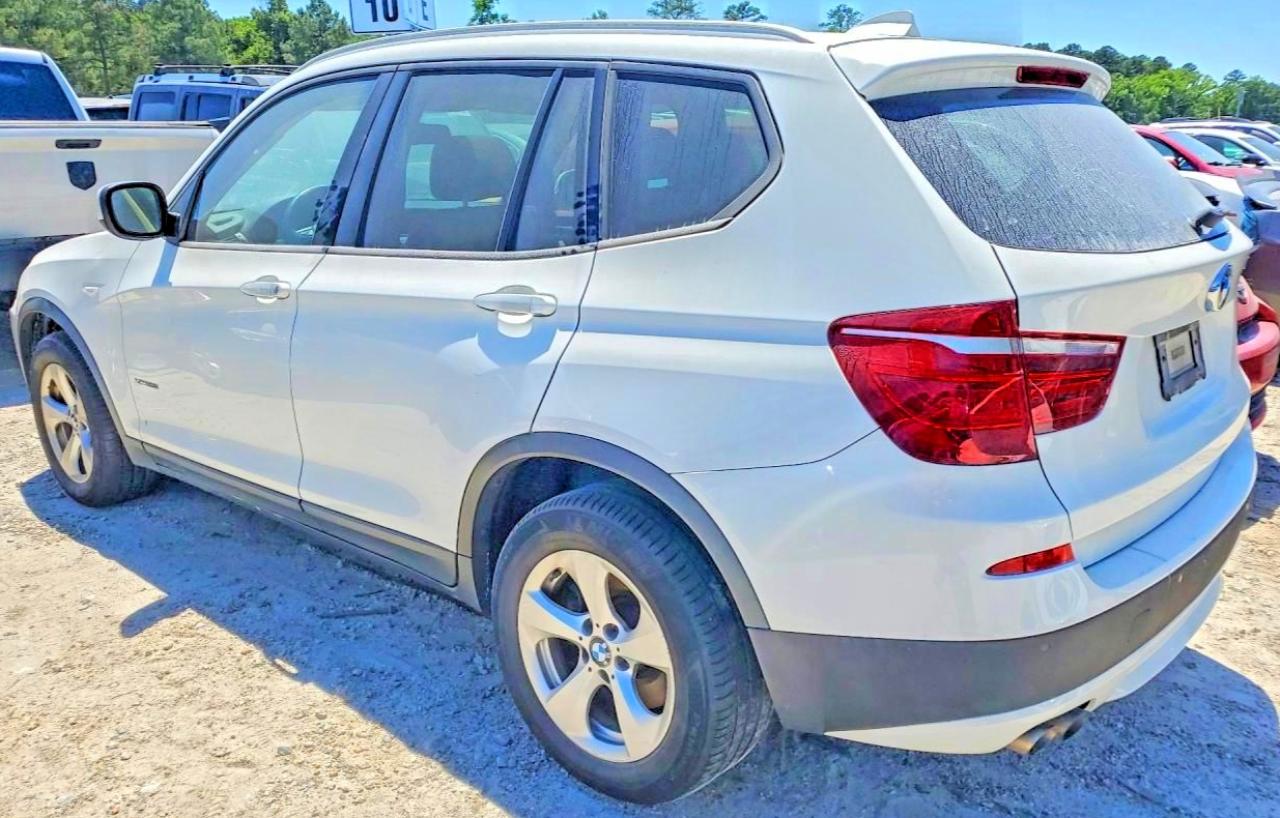 2012 Bmw X3 Xdrive28i White vin: 5UXWX5C54CL728397