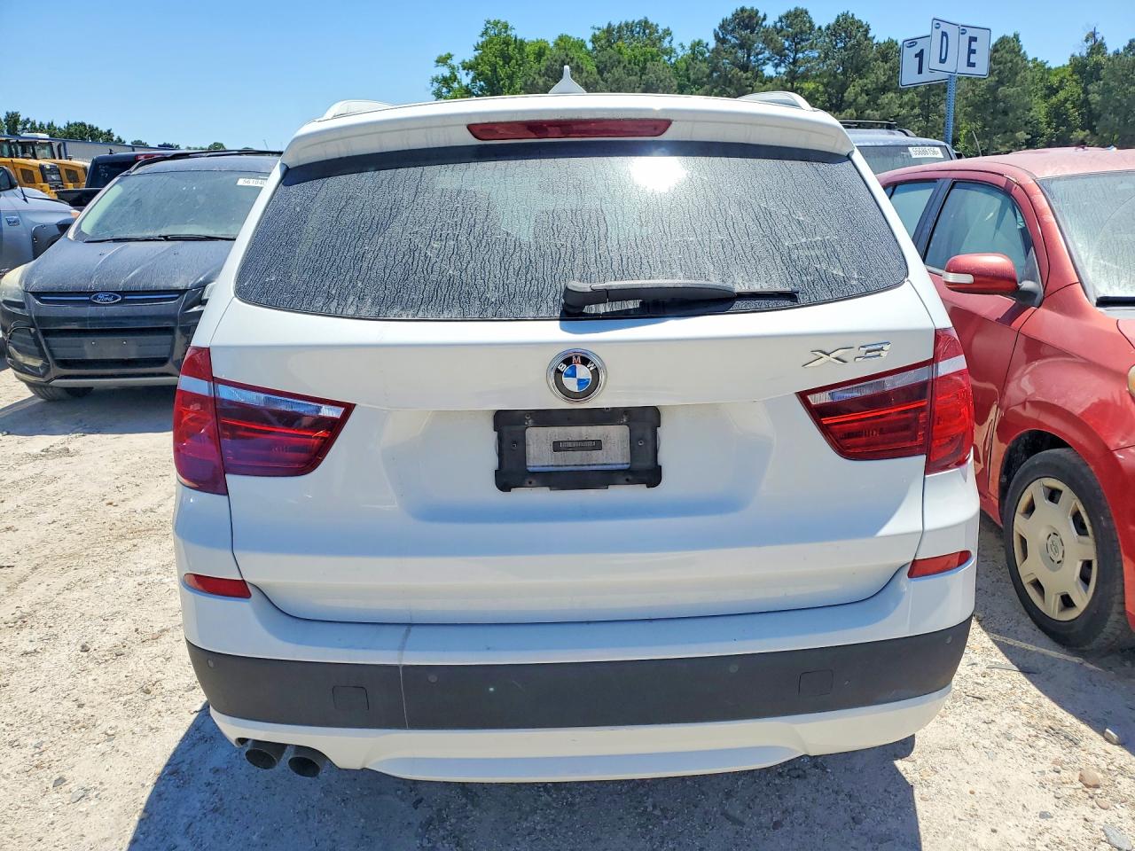 2012 Bmw X3 Xdrive28i White vin: 5UXWX5C54CL728397