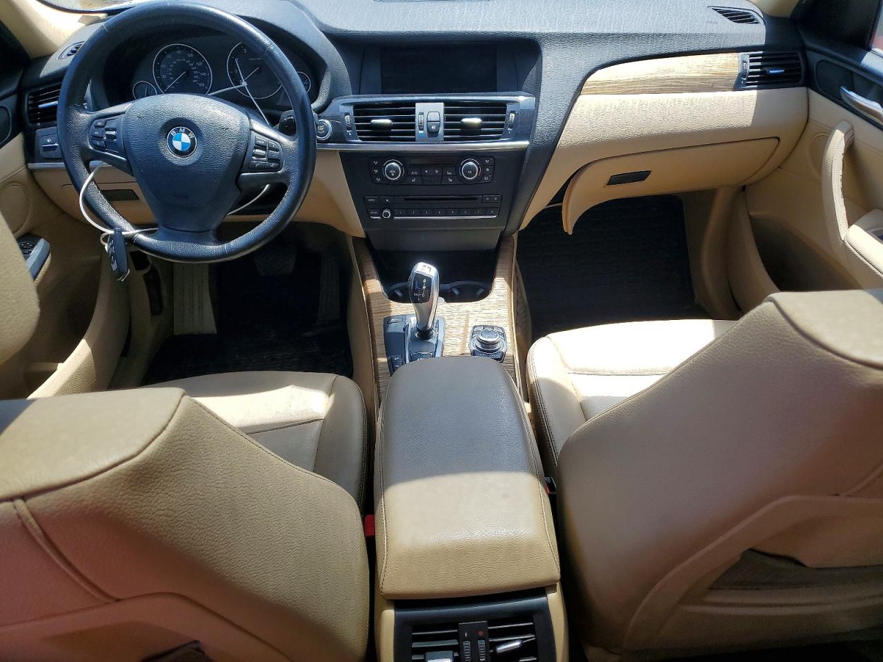 2012 Bmw X3 Xdrive28i White vin: 5UXWX5C54CL728397