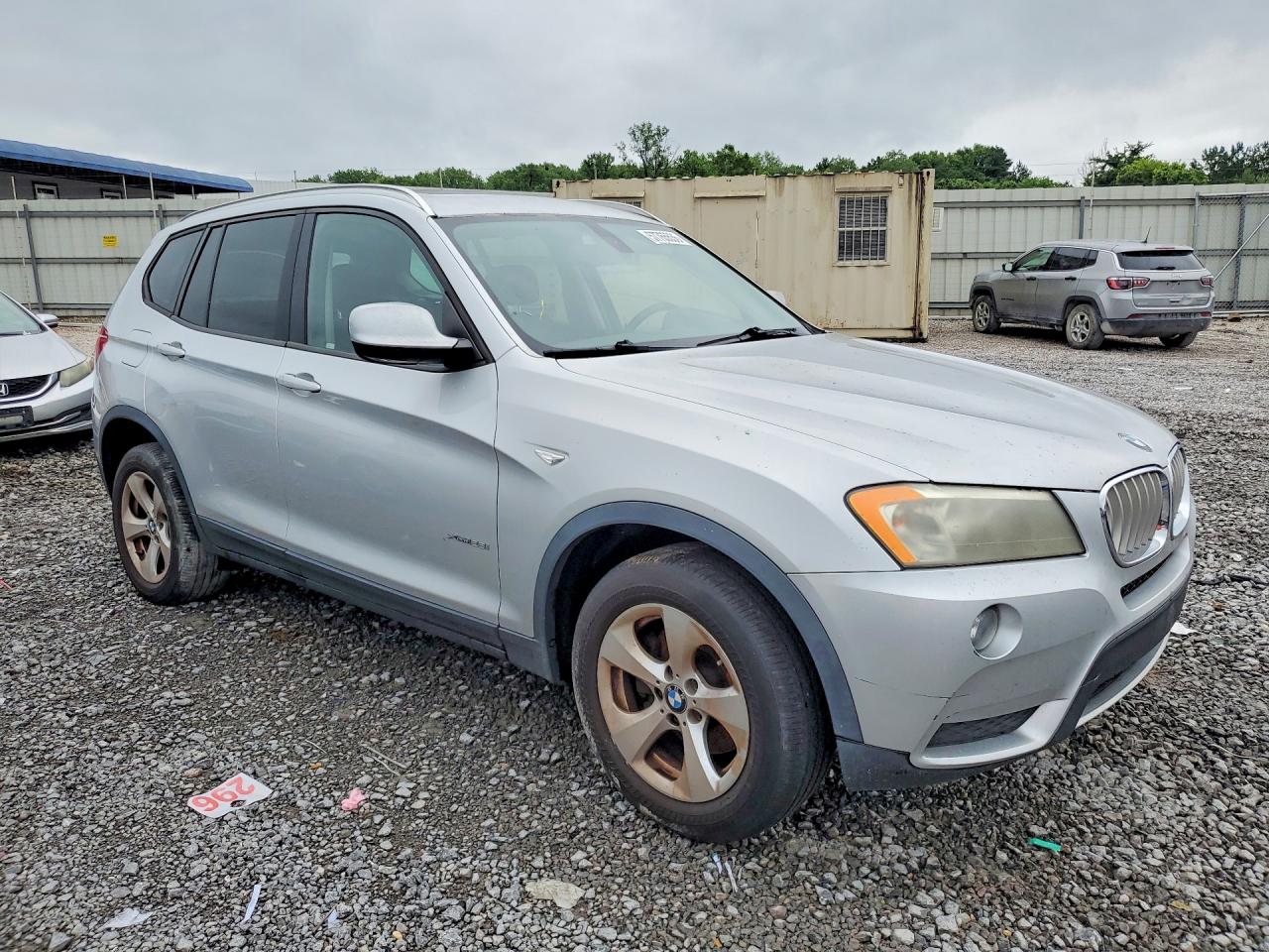 2011 Bmw X3 Xdrive28i Silver vin: 5UXWX5C55BL702518