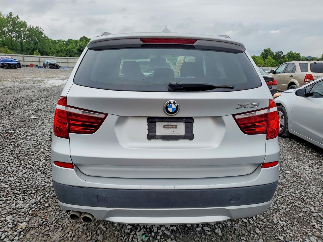 2011 Bmw X3 Xdrive28i Silver vin: 5UXWX5C55BL702518