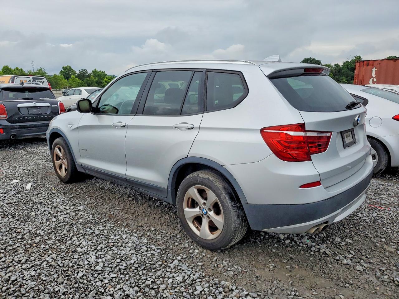 2011 Bmw X3 Xdrive28i Silver vin: 5UXWX5C55BL702518