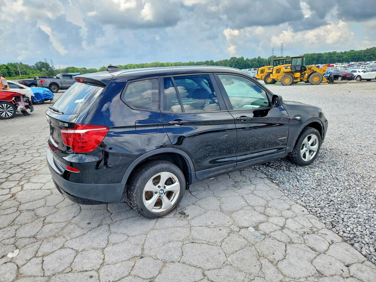 2011 Bmw X3 Xdrive28i Black vin: 5UXWX5C55BL706729