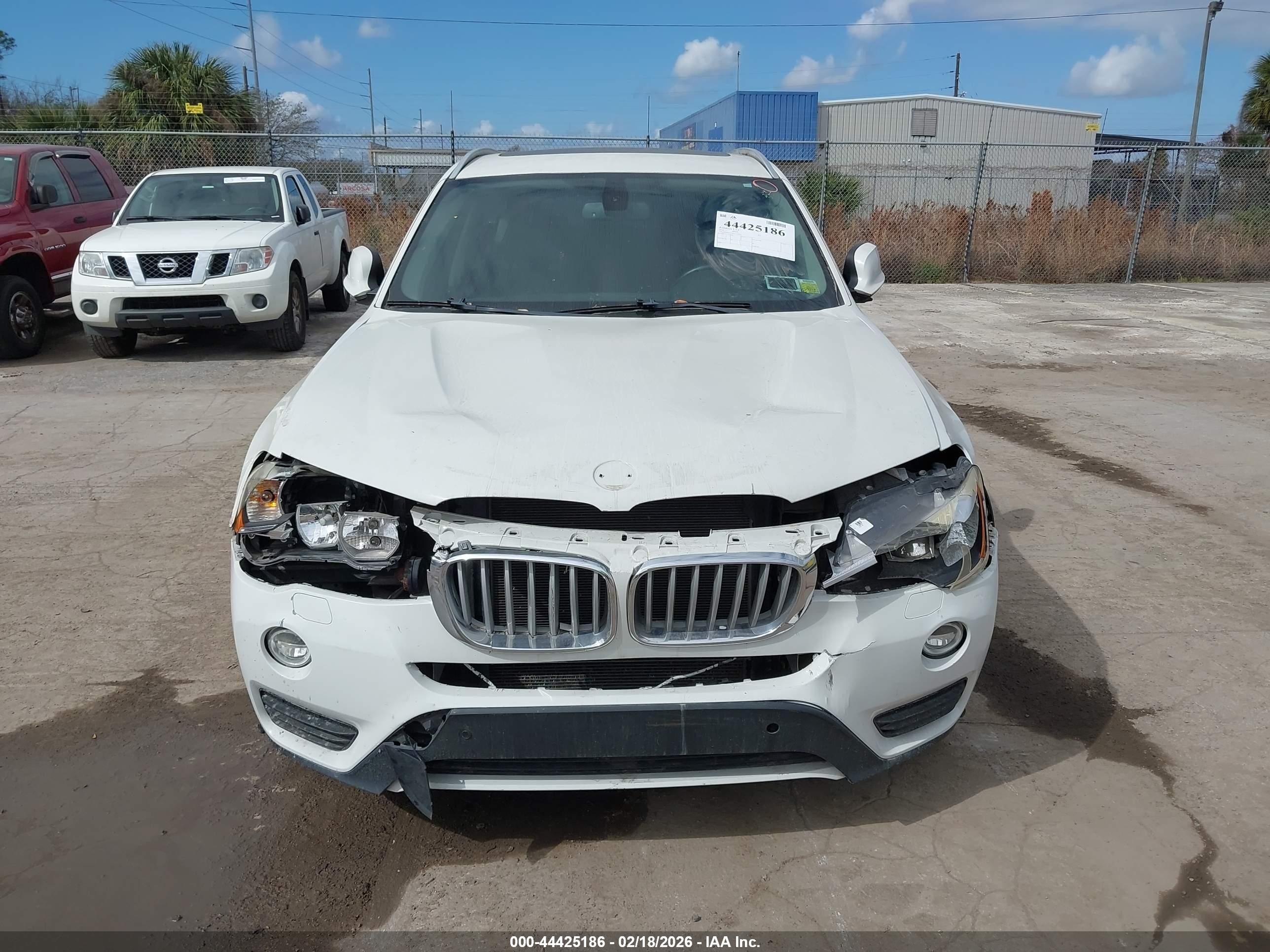 2012 Bmw X3 Xdrive28i White vin: 5UXWX5C55CL720762