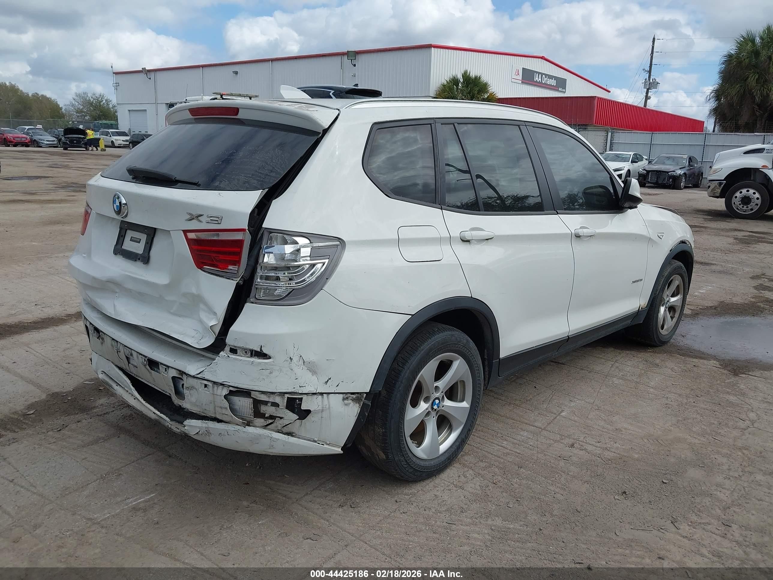 2012 Bmw X3 Xdrive28i White vin: 5UXWX5C55CL720762