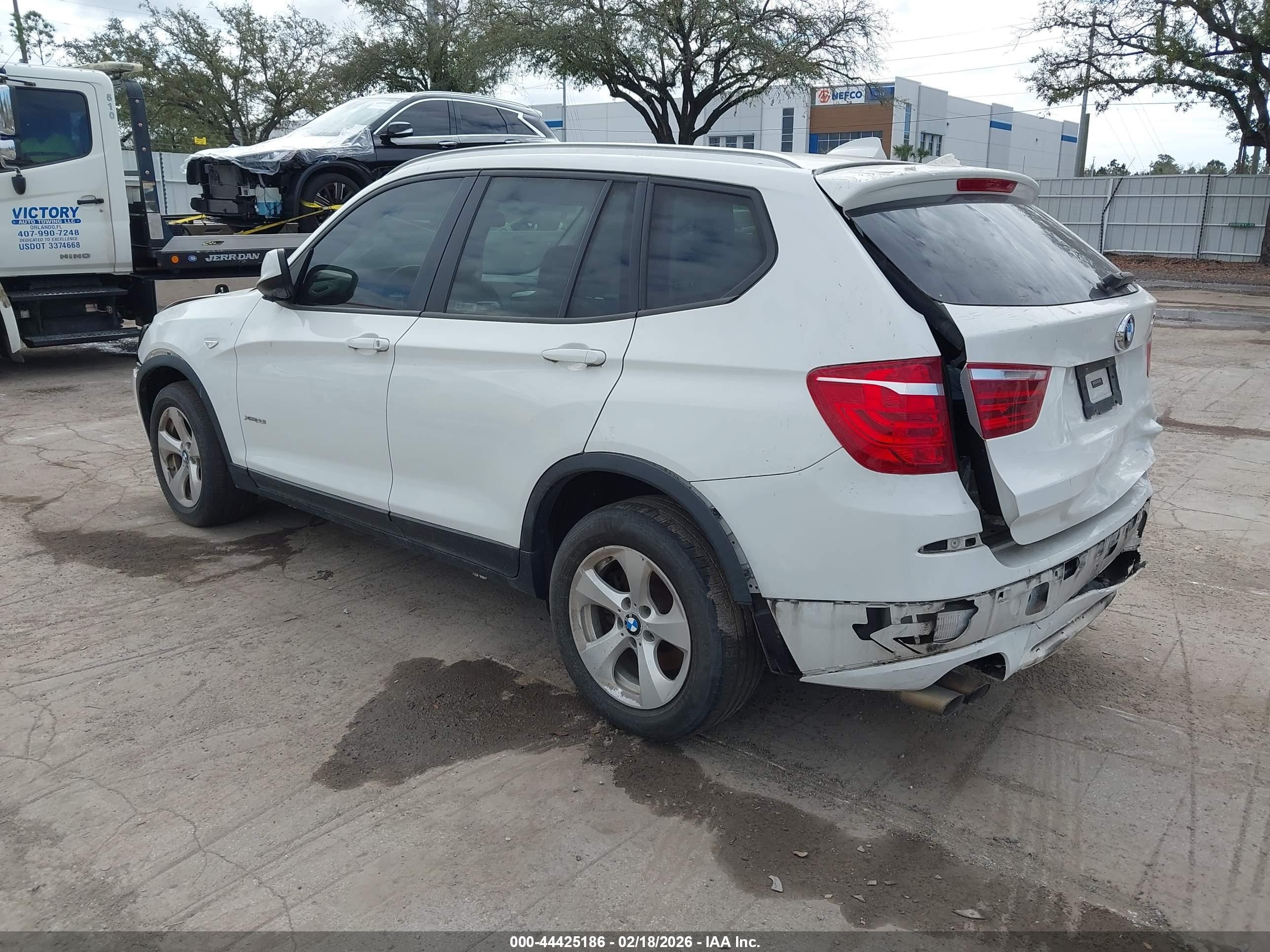 2012 Bmw X3 Xdrive28i White vin: 5UXWX5C55CL720762