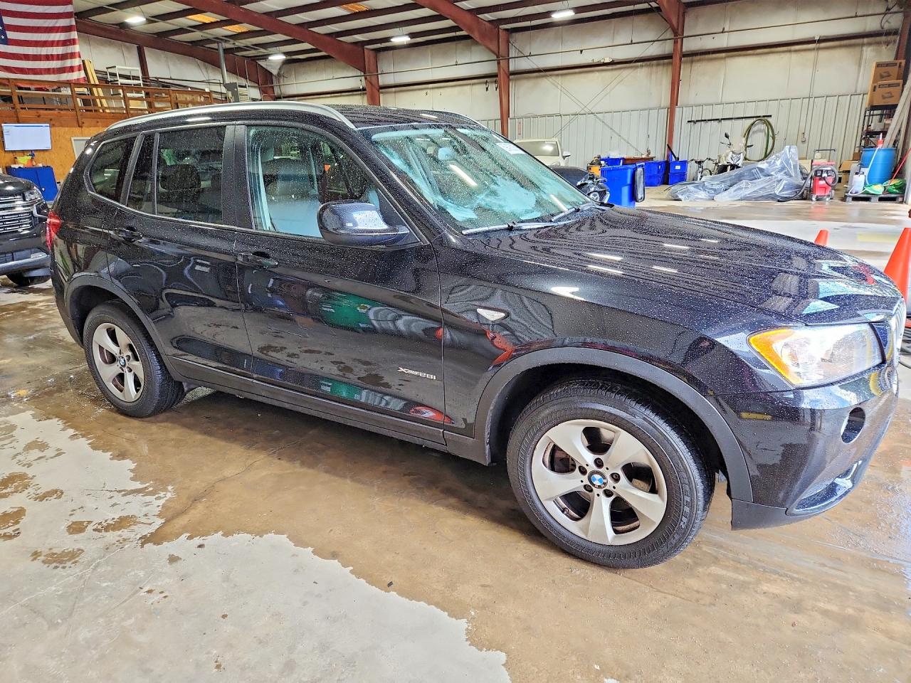 2012 Bmw X3 Xdrive28i Black vin: 5UXWX5C55CL721393