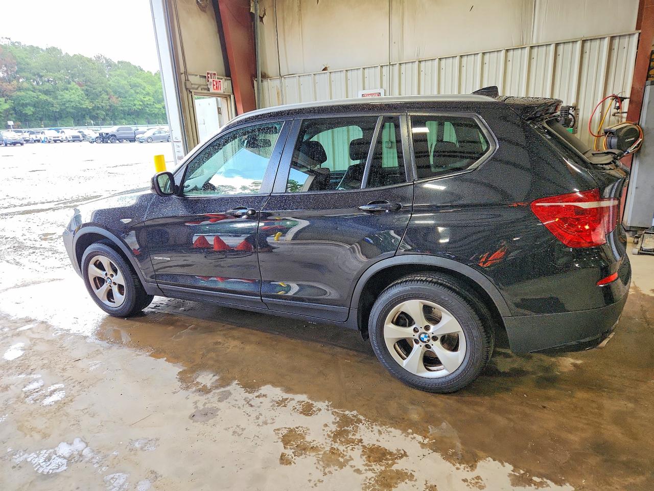 2012 Bmw X3 Xdrive28i Black vin: 5UXWX5C55CL721393