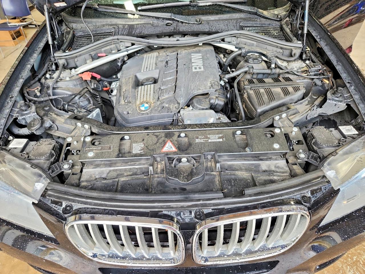 2012 Bmw X3 Xdrive28i Black vin: 5UXWX5C55CL721393