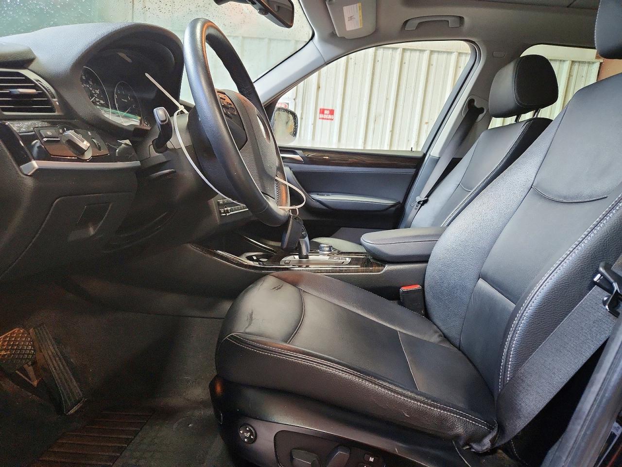 2012 Bmw X3 Xdrive28i Black vin: 5UXWX5C55CL721393