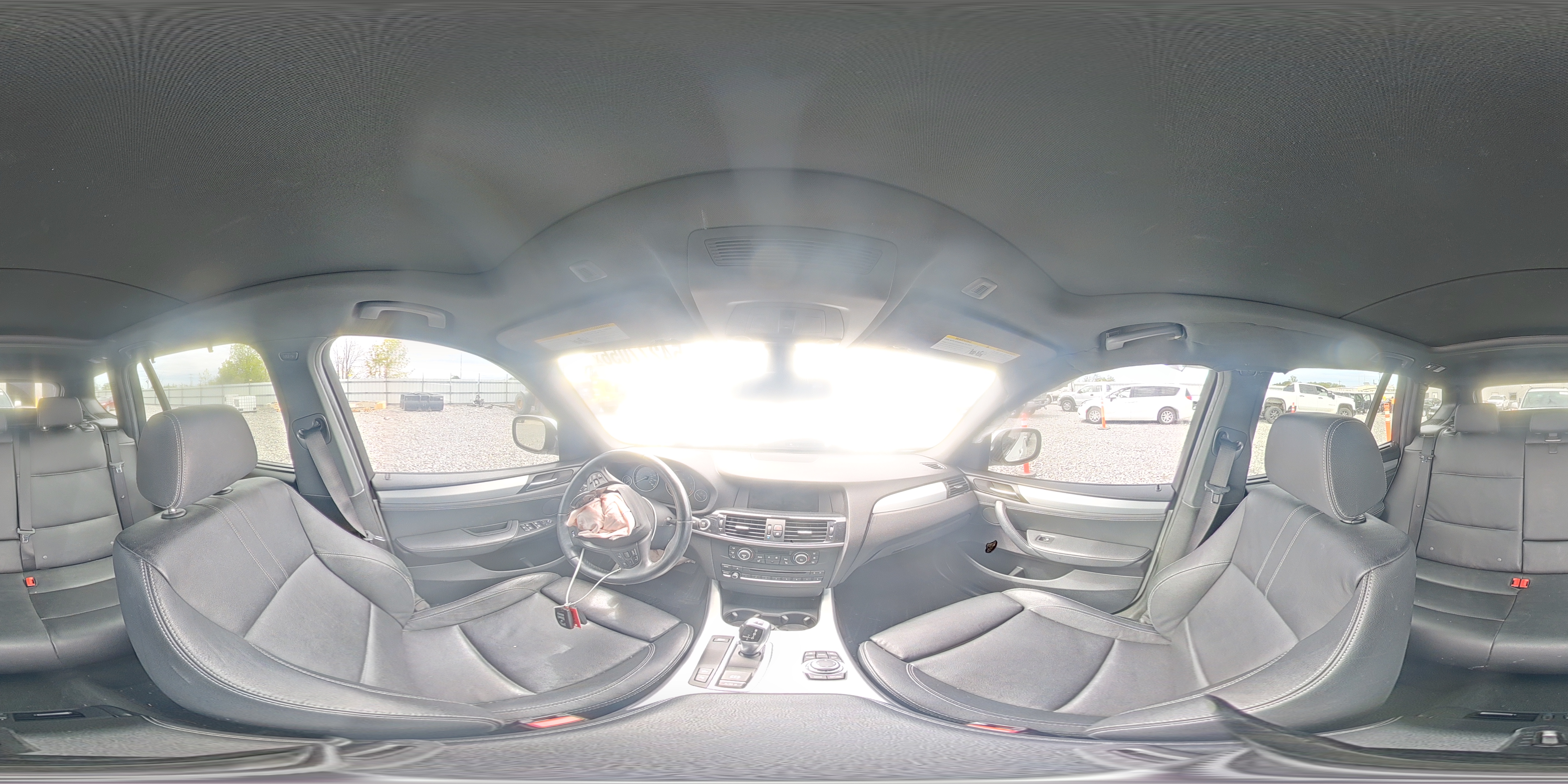 2012 Bmw X3 Xdrive28i White vin: 5UXWX5C55CL725346
