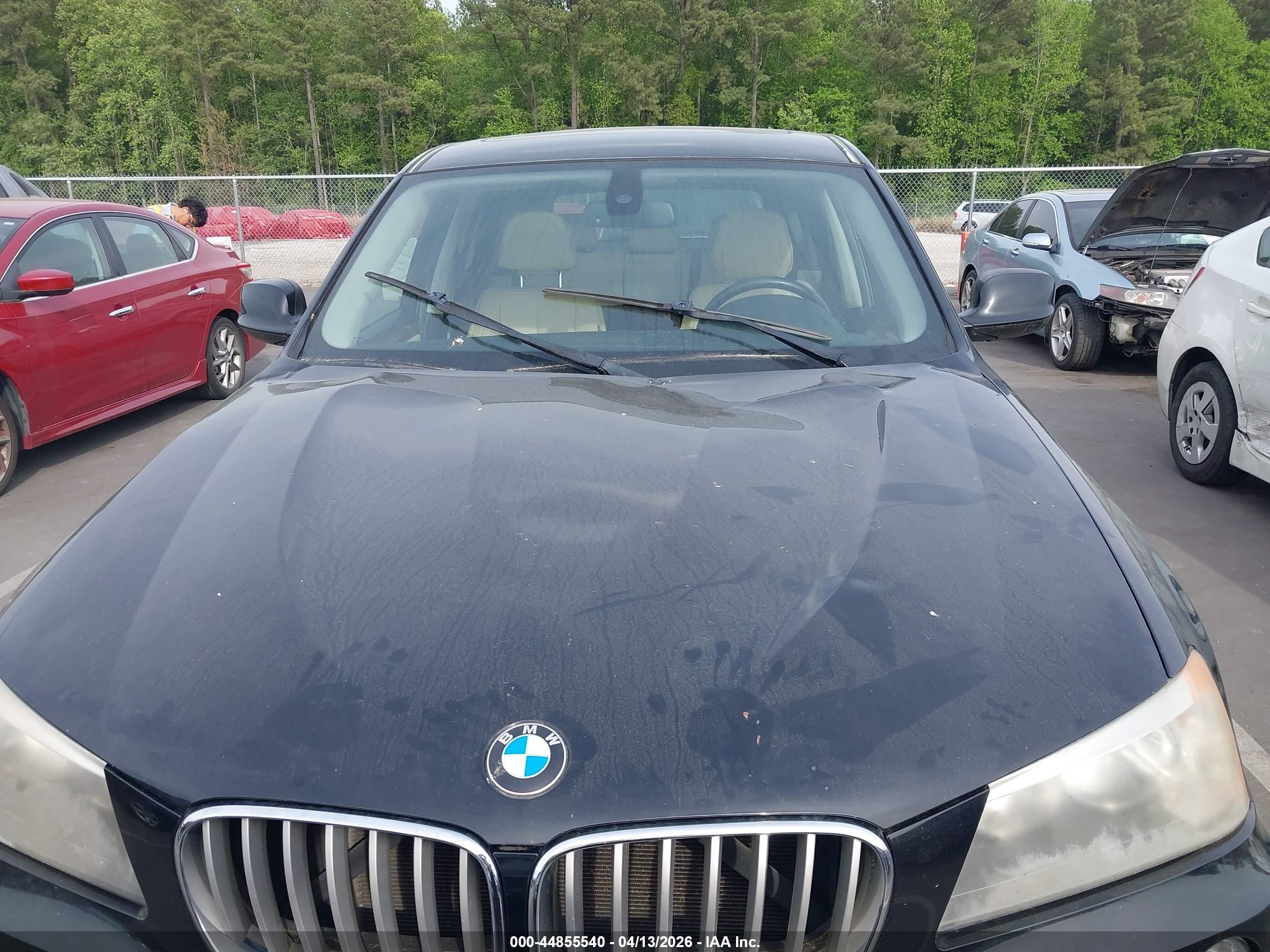 2011 Bmw X3 Xdrive28i Black vin: 5UXWX5C56BL701927