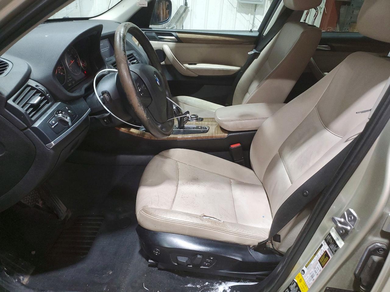 2011 Bmw X3 Xdrive28i Silver vin: 5UXWX5C56BL712314