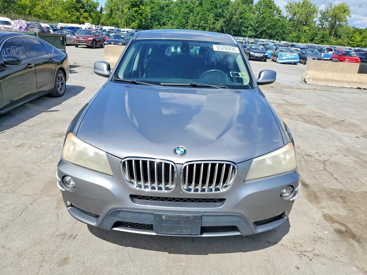 2011 Bmw X3 Xdrive28i Gray vin: 5UXWX5C56BL712345
