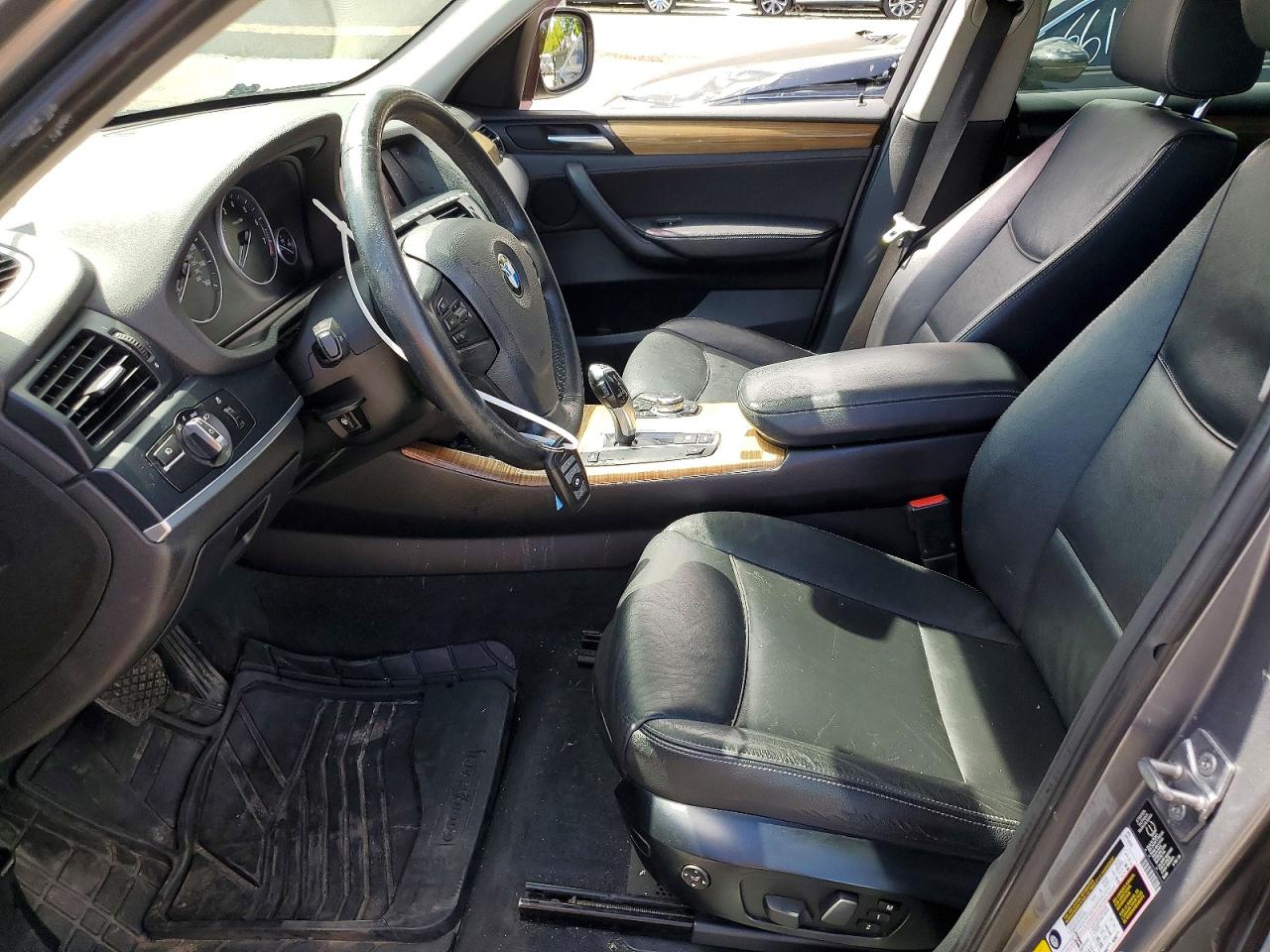 2011 Bmw X3 Xdrive28i Gray vin: 5UXWX5C56BL712345