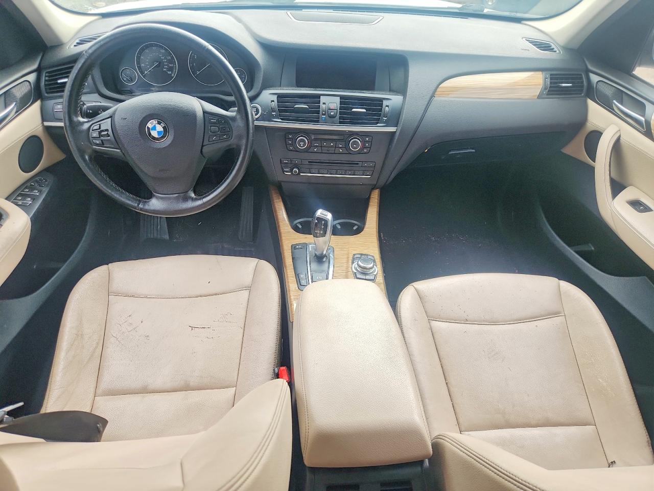 2011 Bmw X3 Xdrive28i White vin: 5UXWX5C56BL716217