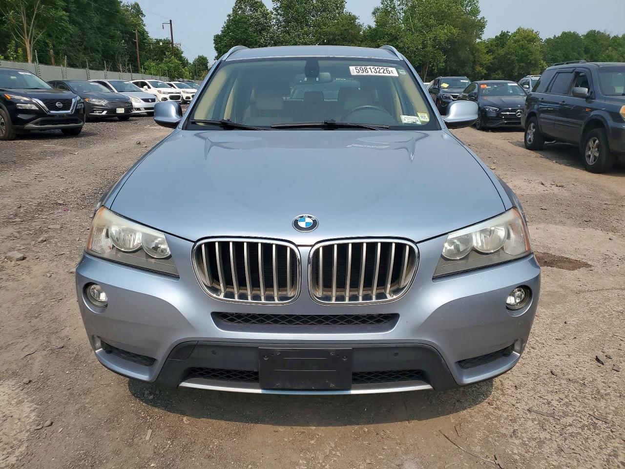 2012 Bmw X3 Xdrive28i Blue vin: 5UXWX5C56CL727428