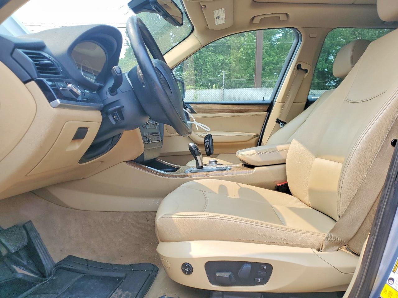 2012 Bmw X3 Xdrive28i Blue vin: 5UXWX5C56CL727428