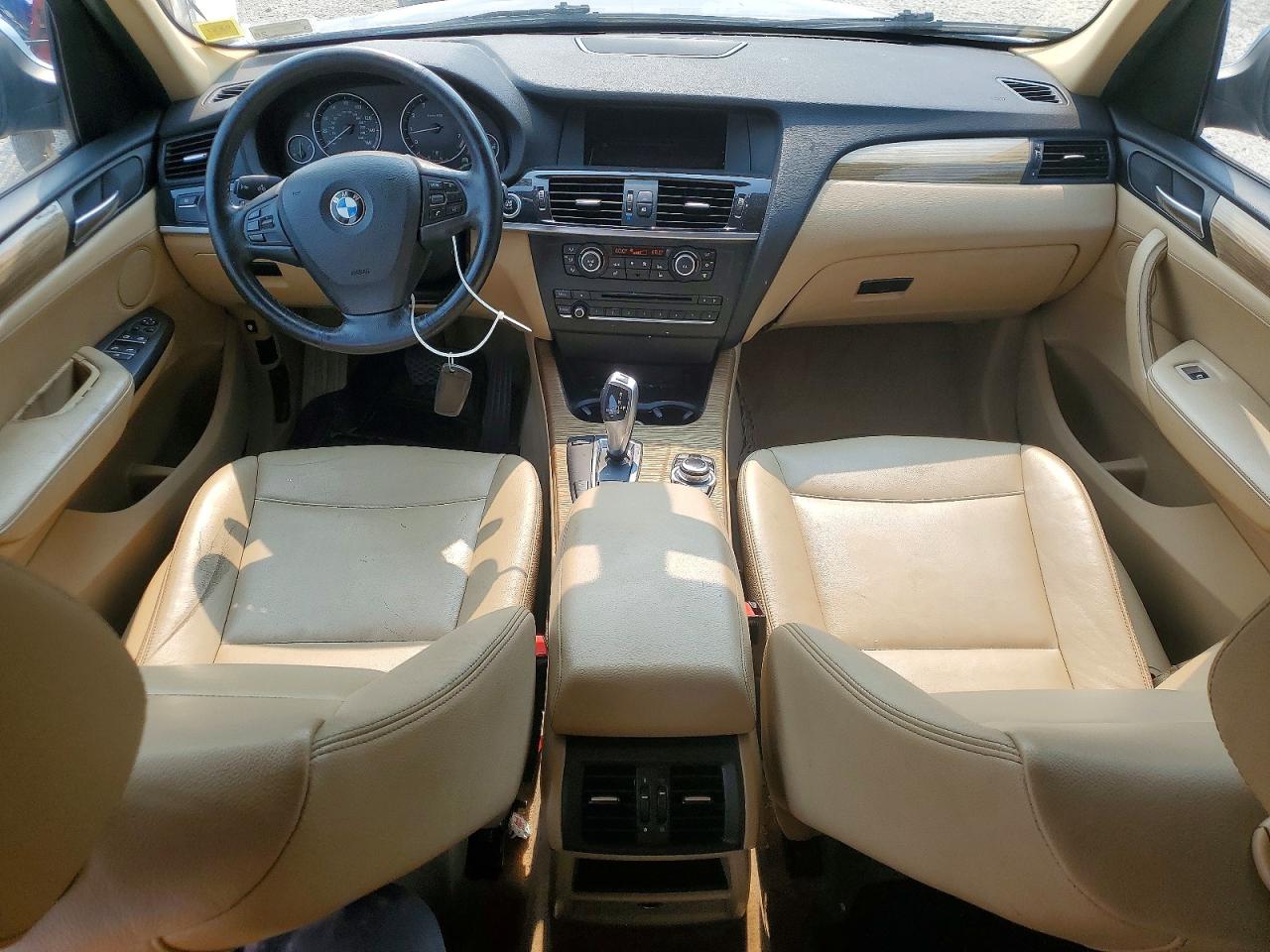 2012 Bmw X3 Xdrive28i Blue vin: 5UXWX5C56CL727428