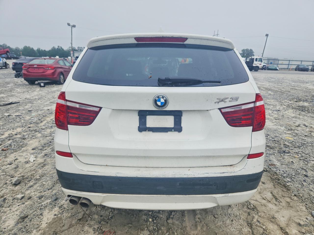 2011 Bmw X3 Xdrive28i White vin: 5UXWX5C57BL713889