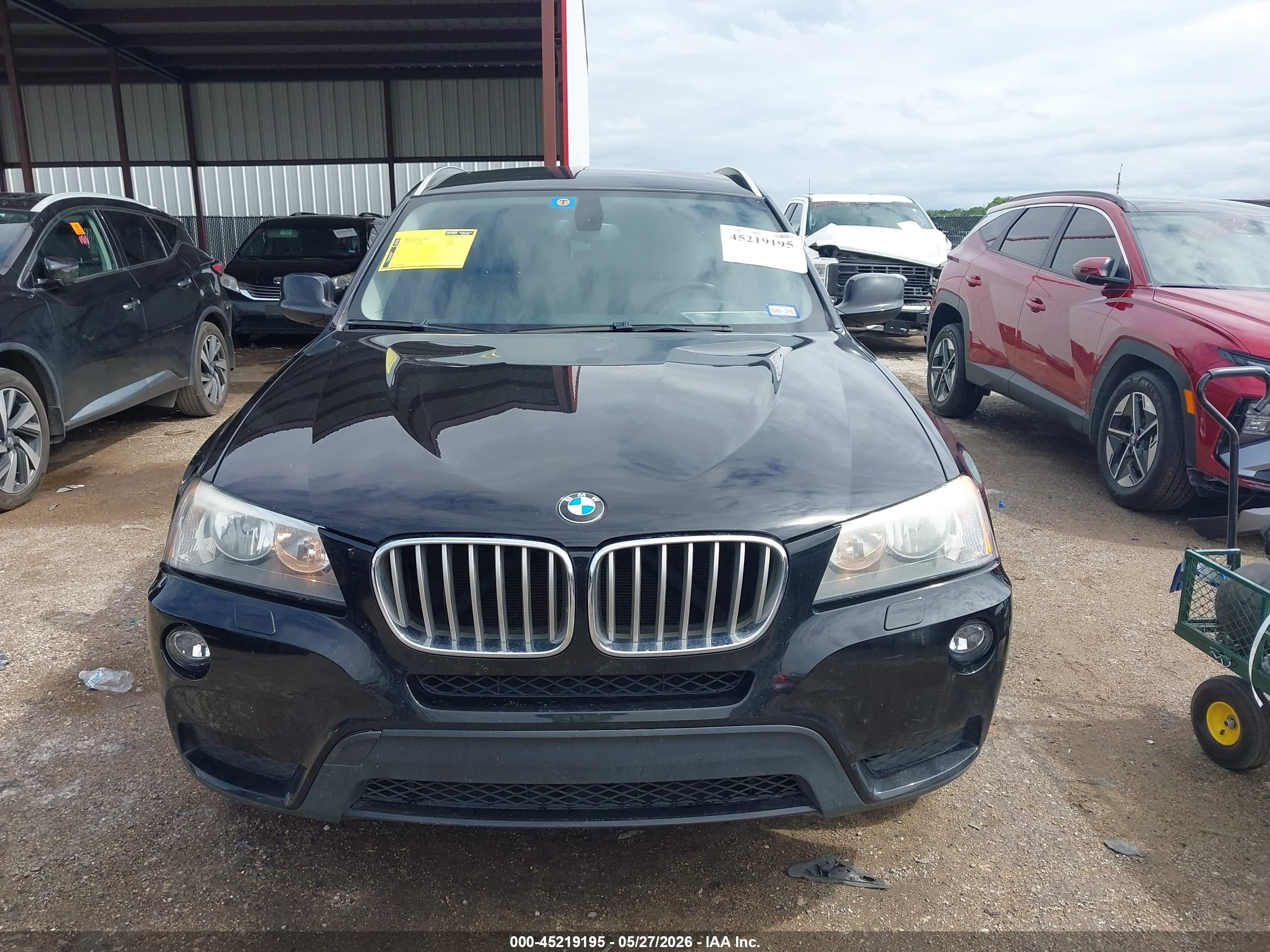 2011 Bmw X3 Xdrive28i Black vin: 5UXWX5C57BL714735