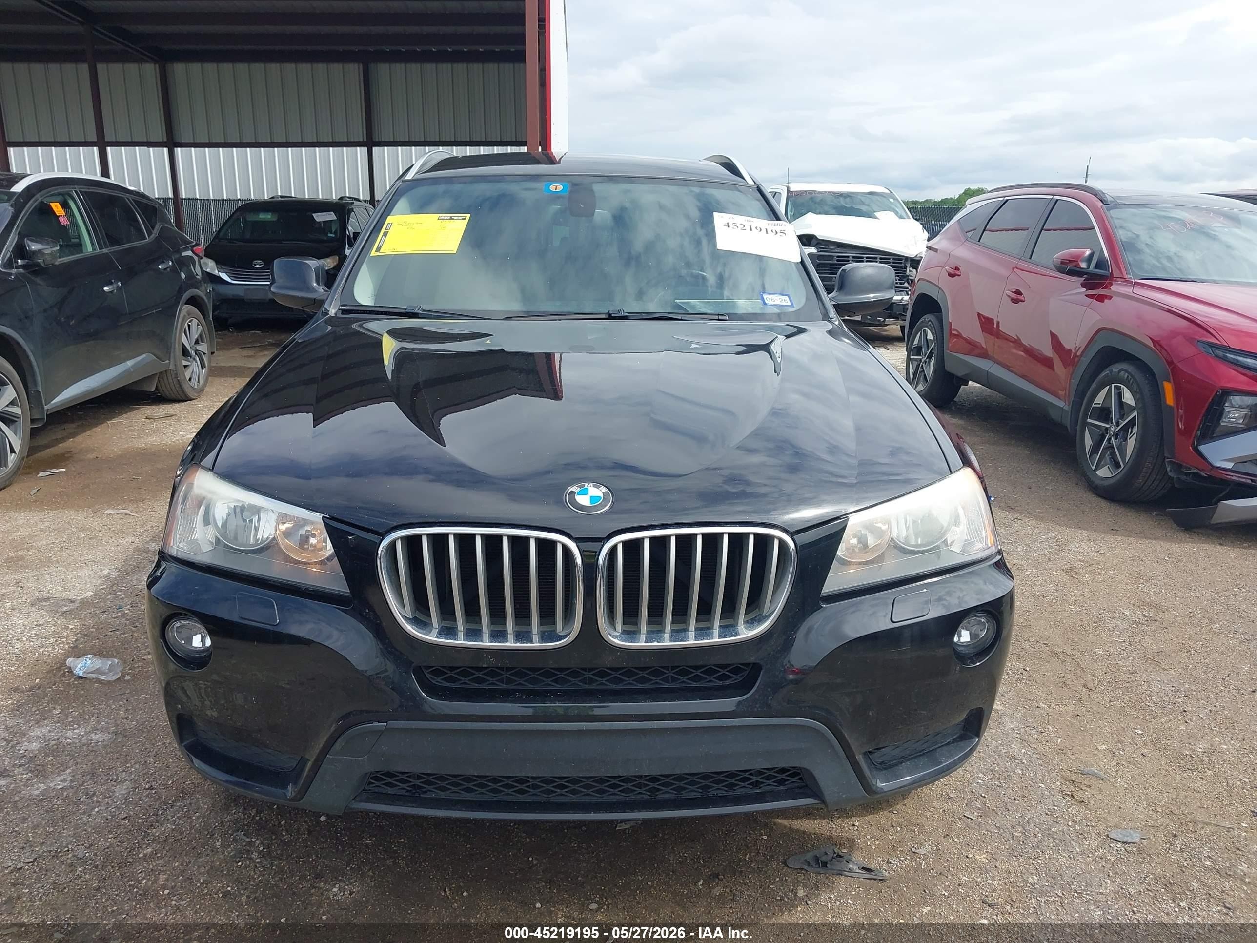 2011 Bmw X3 Xdrive28i Black vin: 5UXWX5C57BL714735