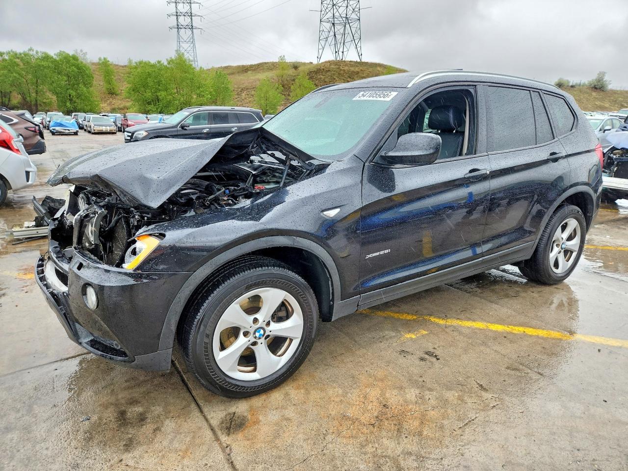 2011 Bmw X3 Xdrive28i Charcoal vin: 5UXWX5C57BLK59126