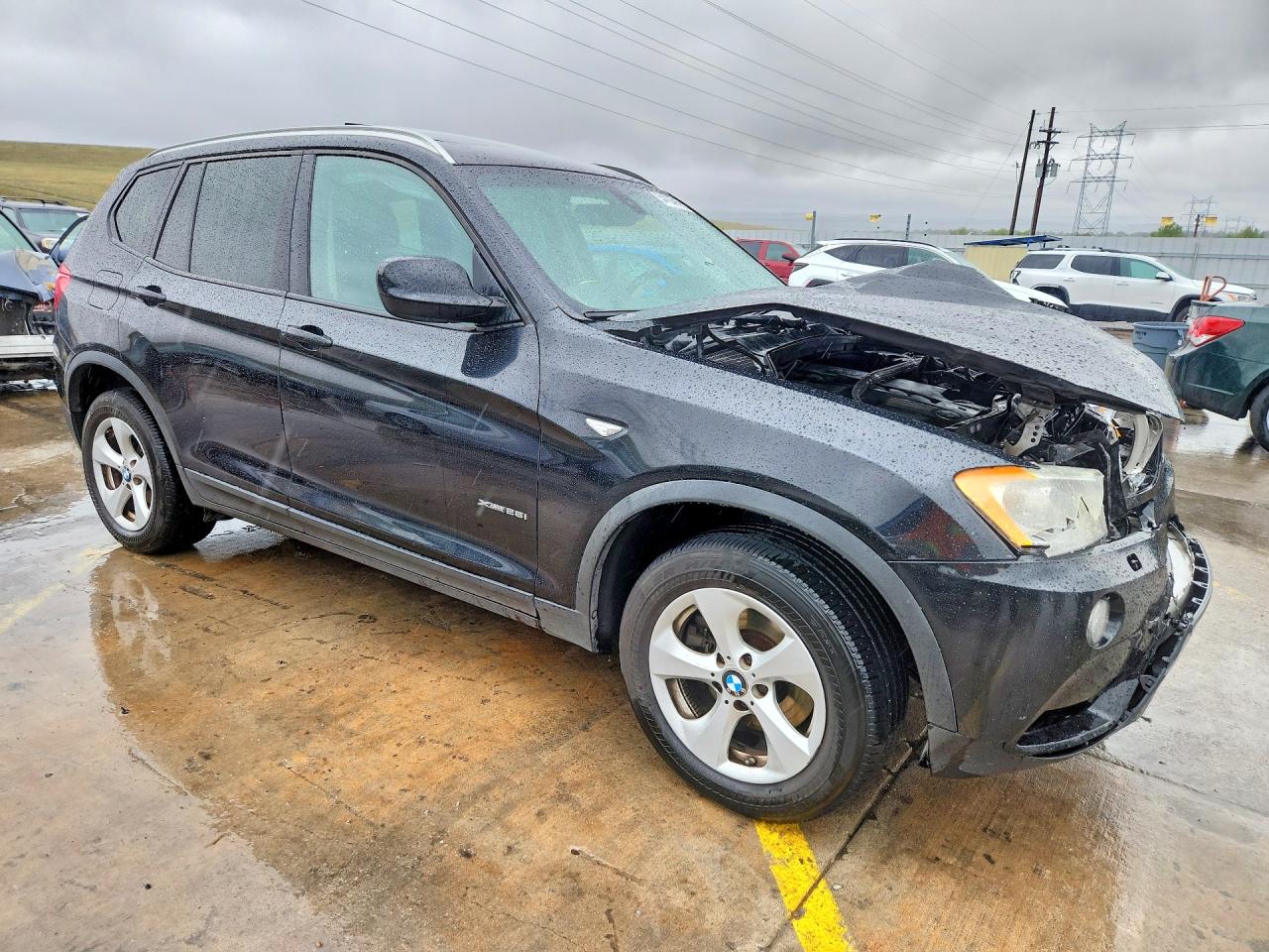 2011 Bmw X3 Xdrive28i Charcoal vin: 5UXWX5C57BLK59126