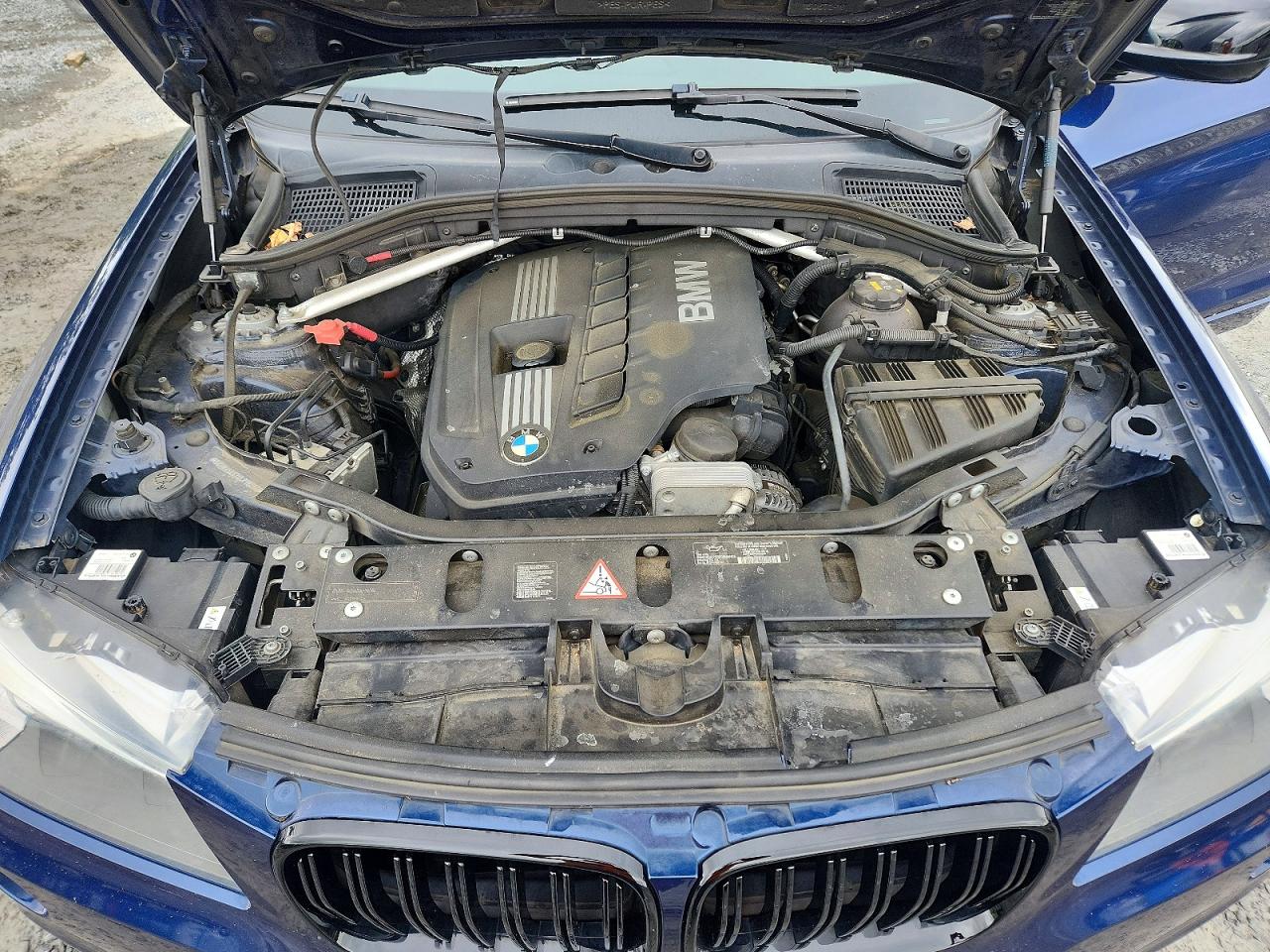 2012 Bmw X3 Xdrive28i Blue vin: 5UXWX5C57CL718298