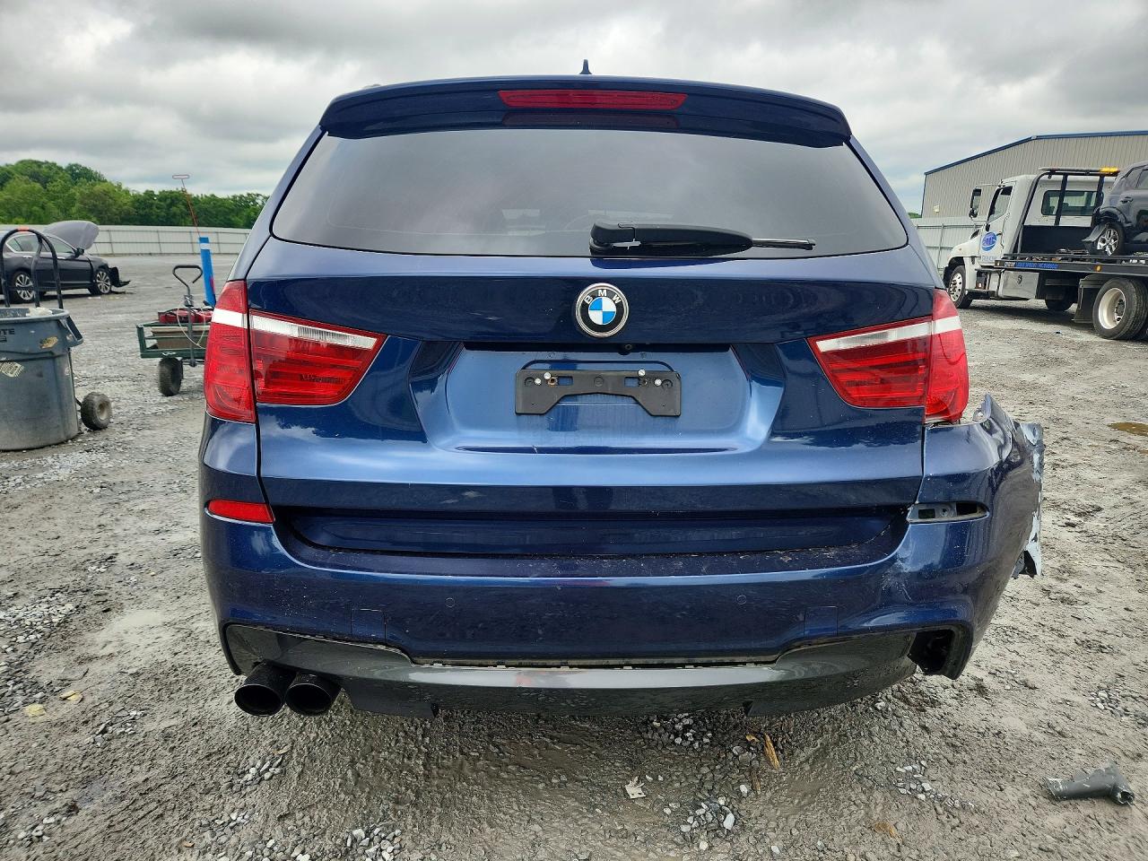 2012 Bmw X3 Xdrive28i Blue vin: 5UXWX5C57CL718298