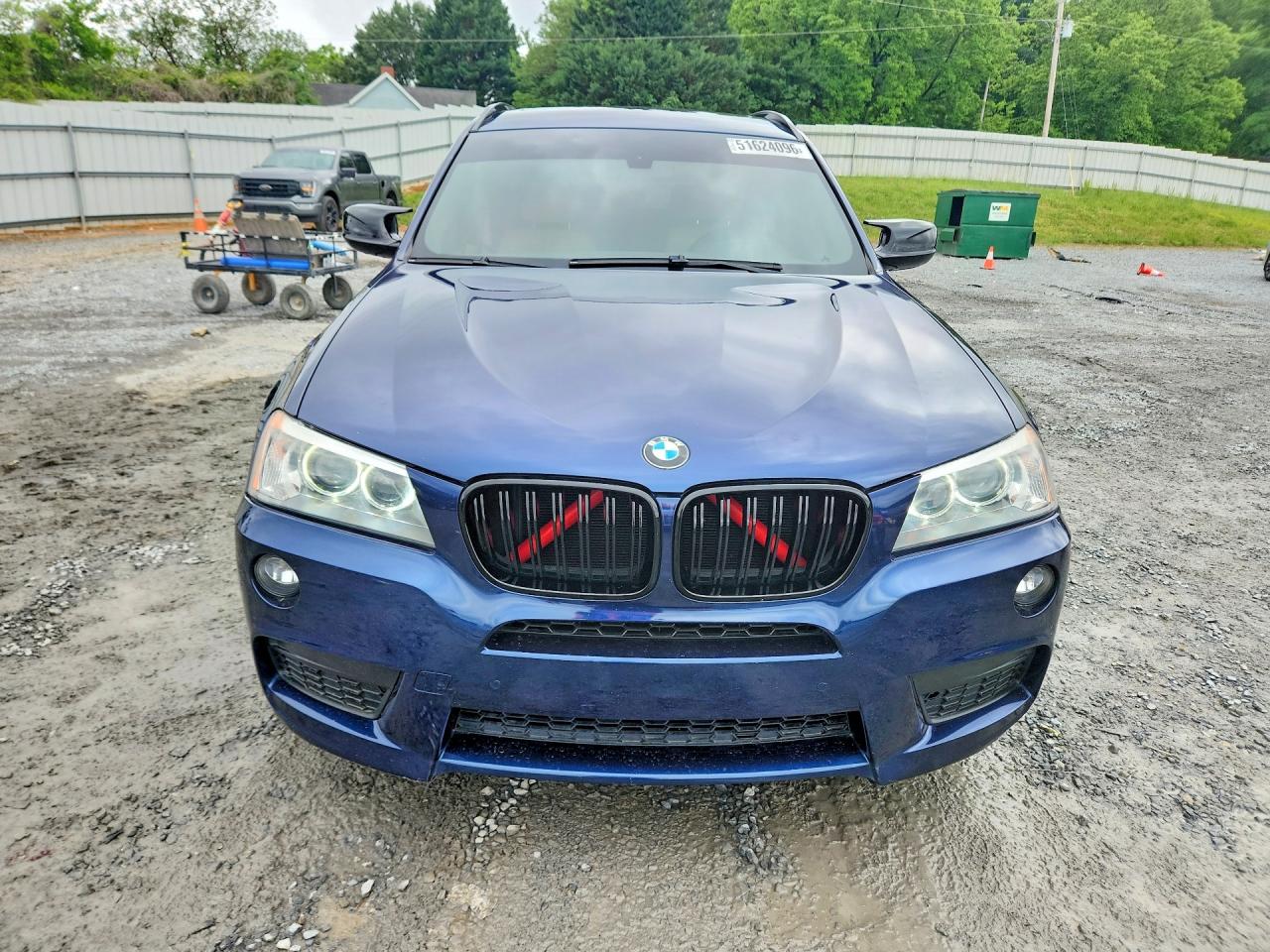 2012 Bmw X3 Xdrive28i Blue vin: 5UXWX5C57CL718298