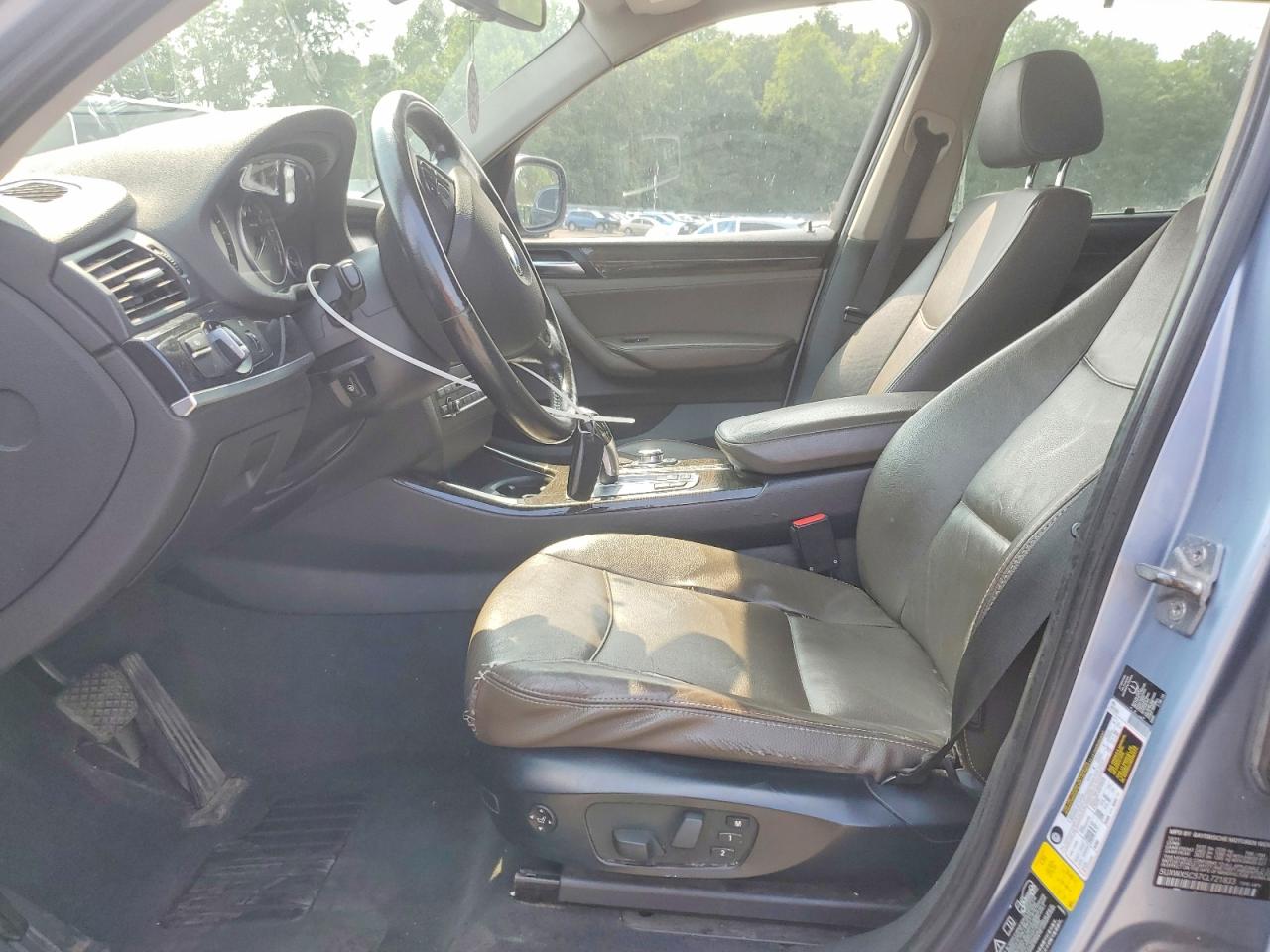 2012 Bmw X3 Xdrive28i Blue vin: 5UXWX5C57CL721833