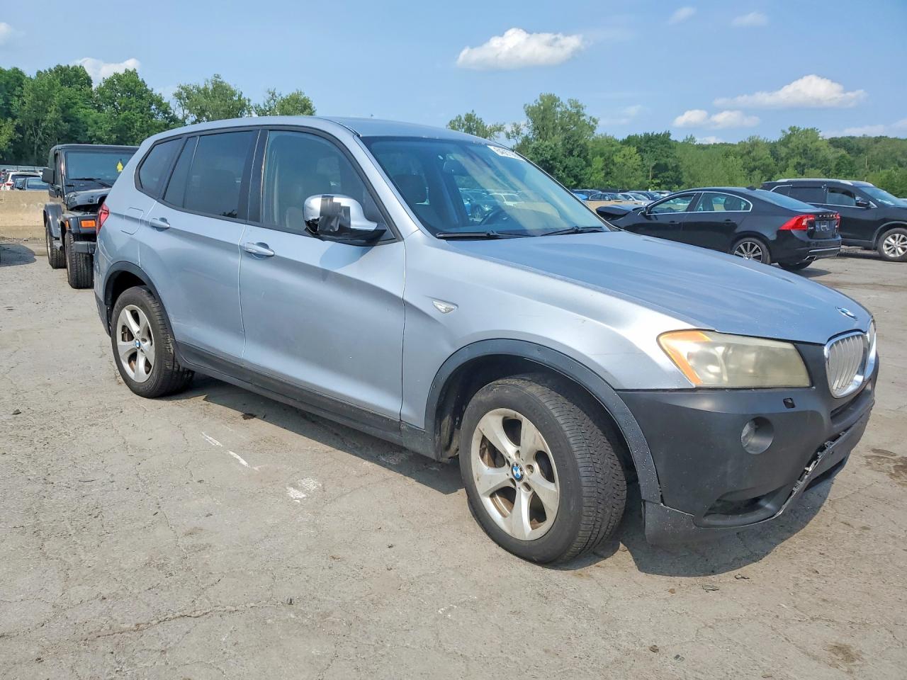 2012 Bmw X3 Xdrive28i Blue vin: 5UXWX5C57CL721833