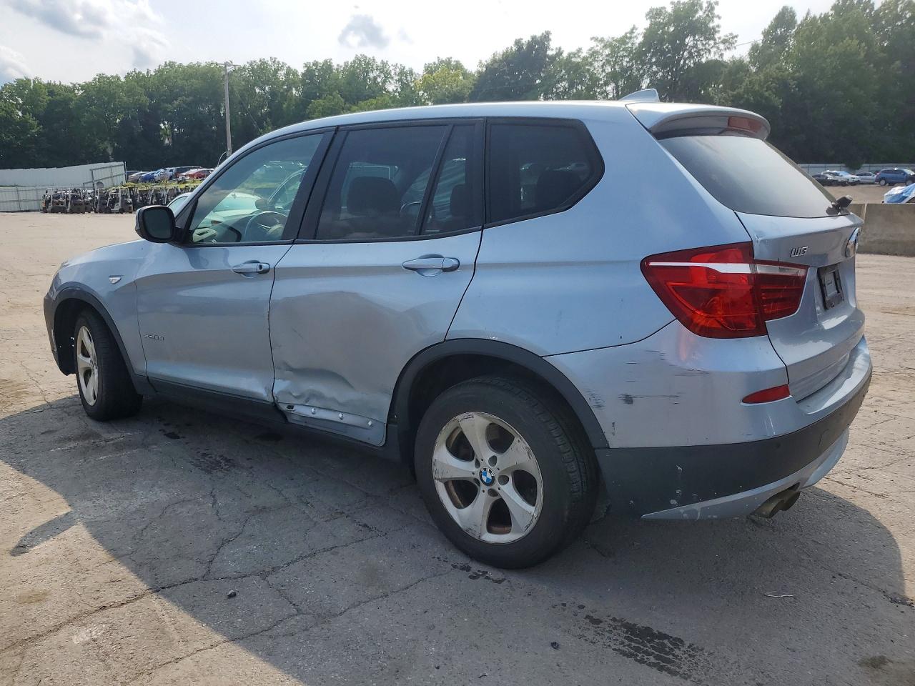 2012 Bmw X3 Xdrive28i Blue vin: 5UXWX5C57CL721833