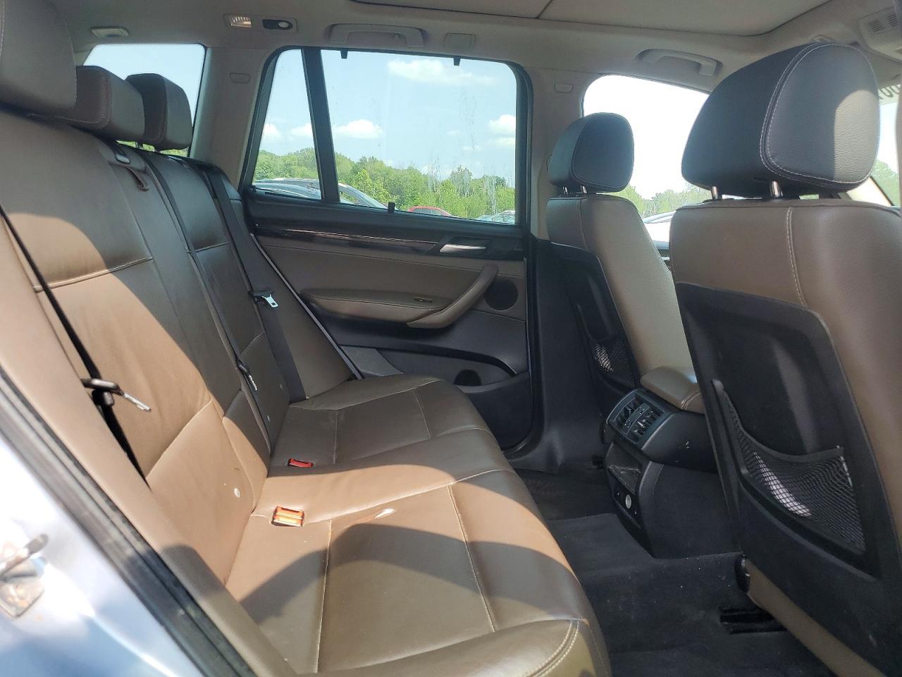2012 Bmw X3 Xdrive28i Blue vin: 5UXWX5C57CL721833