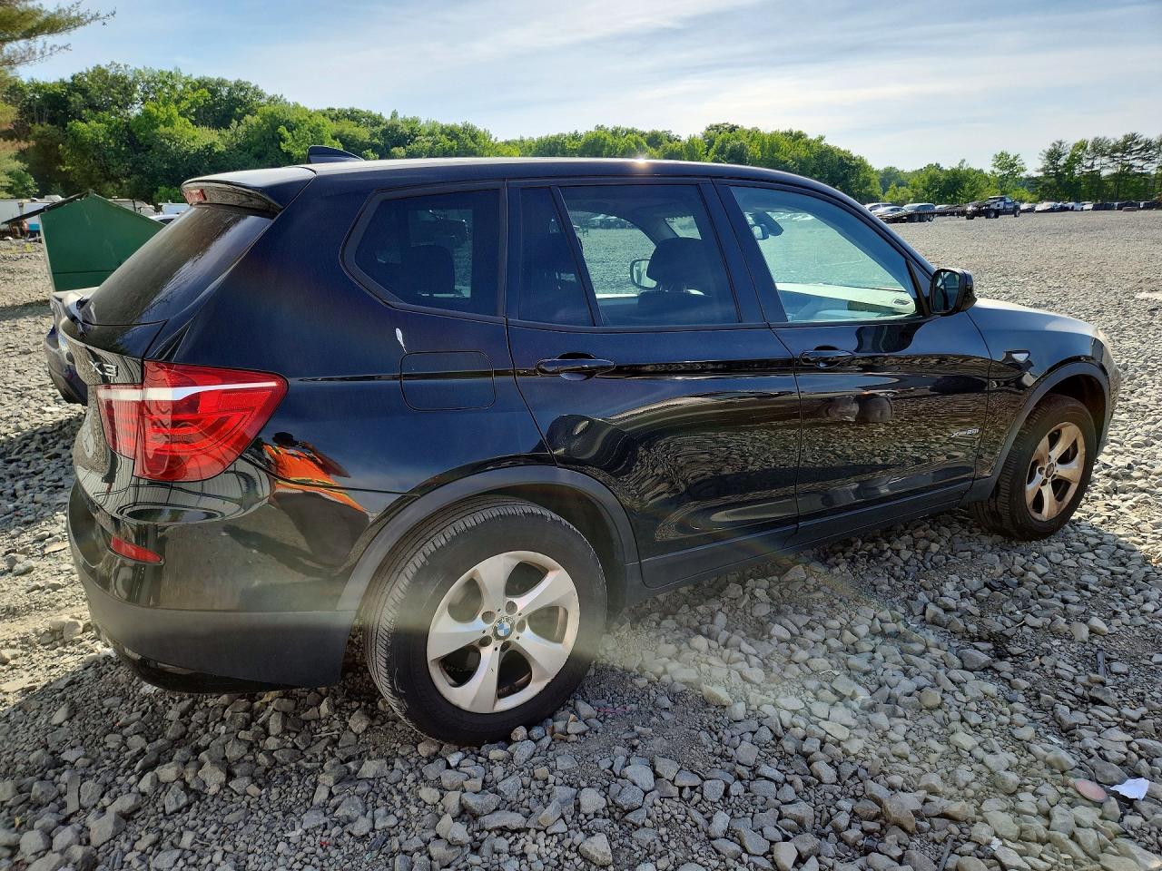2012 Bmw X3 Black vin: 5UXWX5C57CL725946