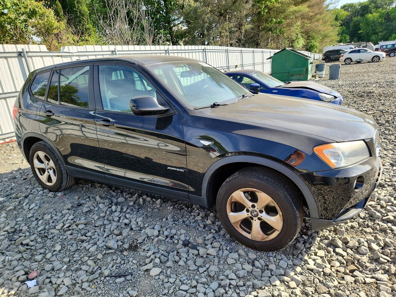 2012 Bmw X3 Black vin: 5UXWX5C57CL725946