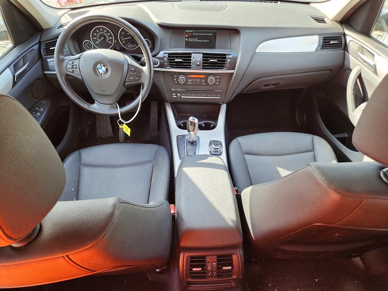 2012 Bmw X3 Black vin: 5UXWX5C57CL725946