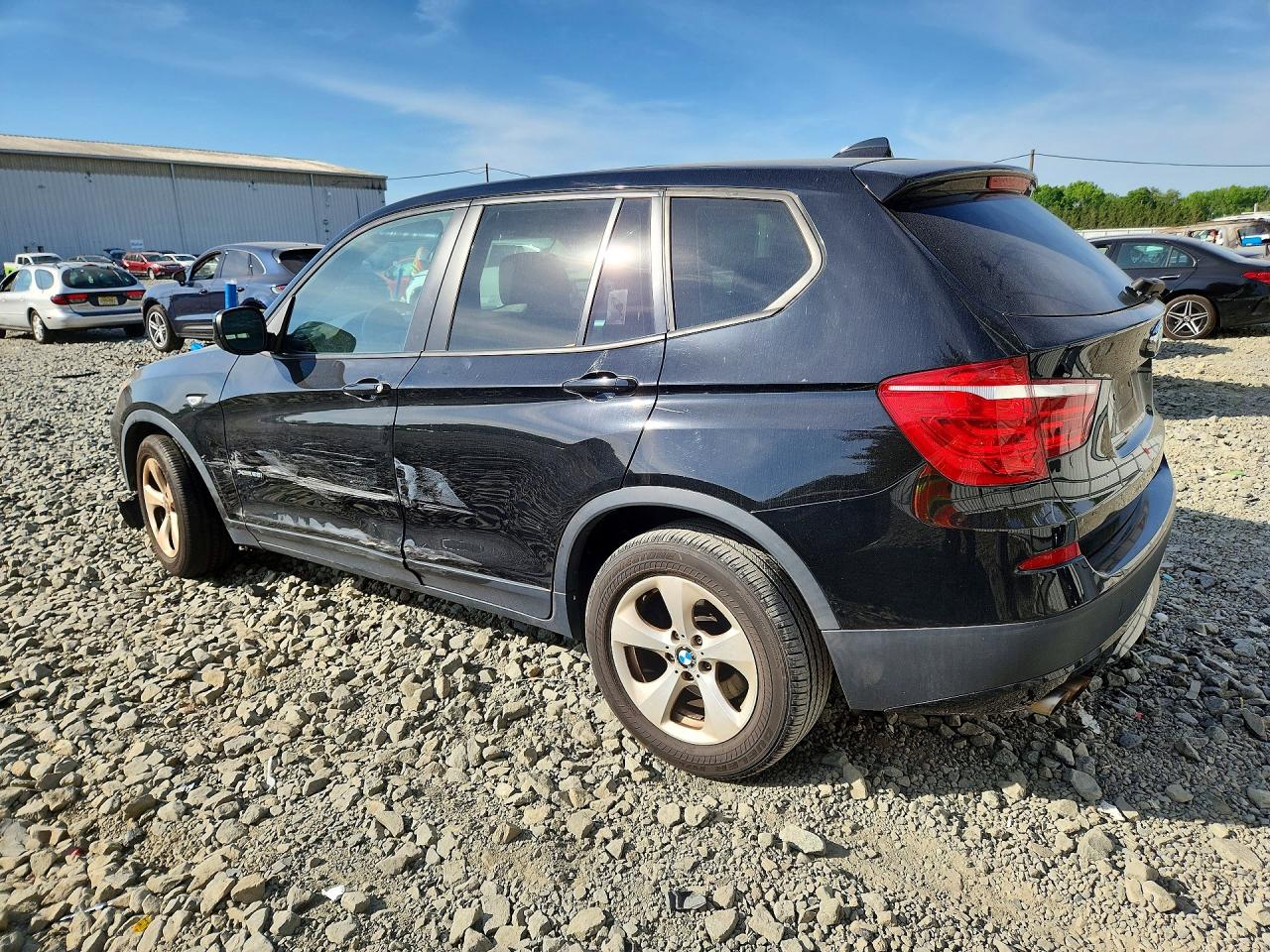2012 Bmw X3 Black vin: 5UXWX5C57CL725946