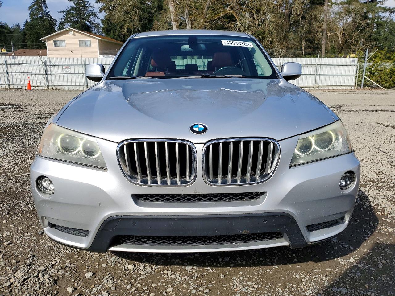 2011 Bmw X3 Xdrive28i Silver vin: 5UXWX5C58BL704358