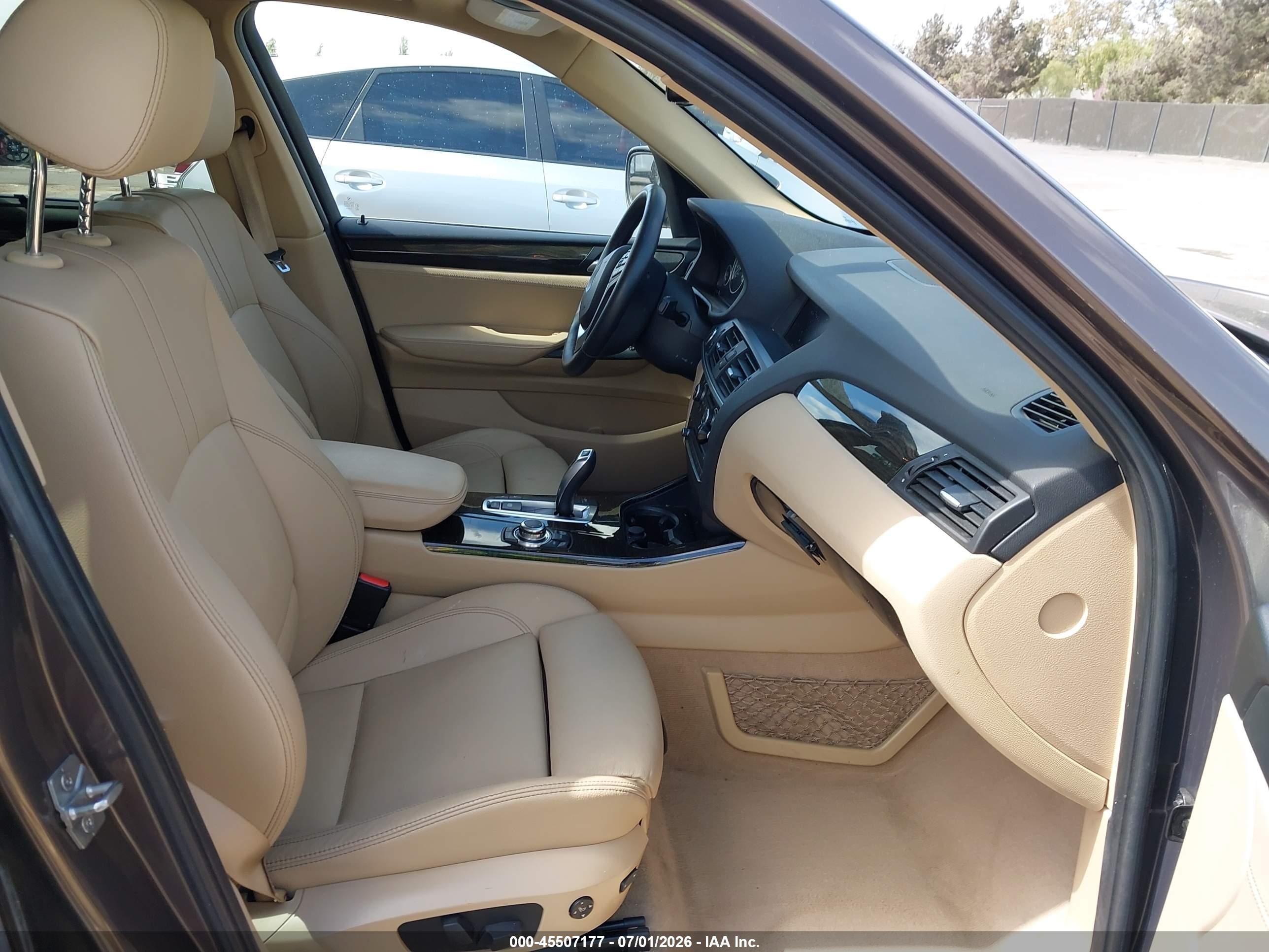 2011 Bmw X3 Xdrive28i Brown vin: 5UXWX5C58BL710533