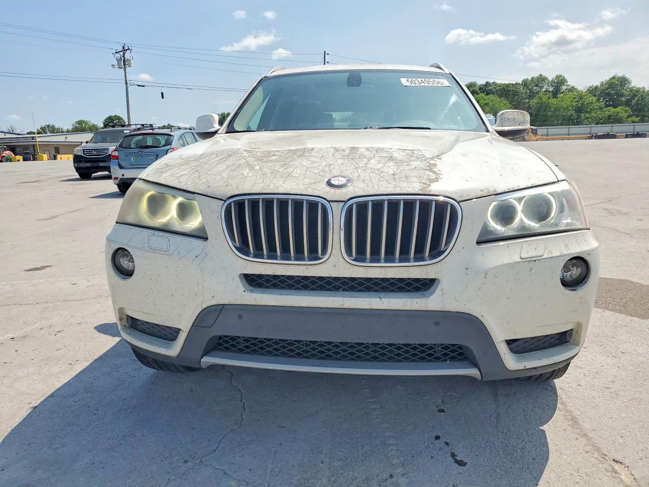 2011 Bmw X3 White vin: 5UXWX5C58BL715280