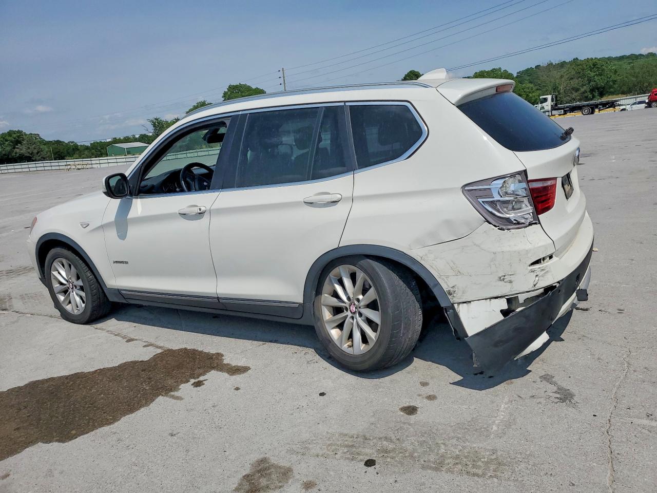 2011 Bmw X3 White vin: 5UXWX5C58BL715280