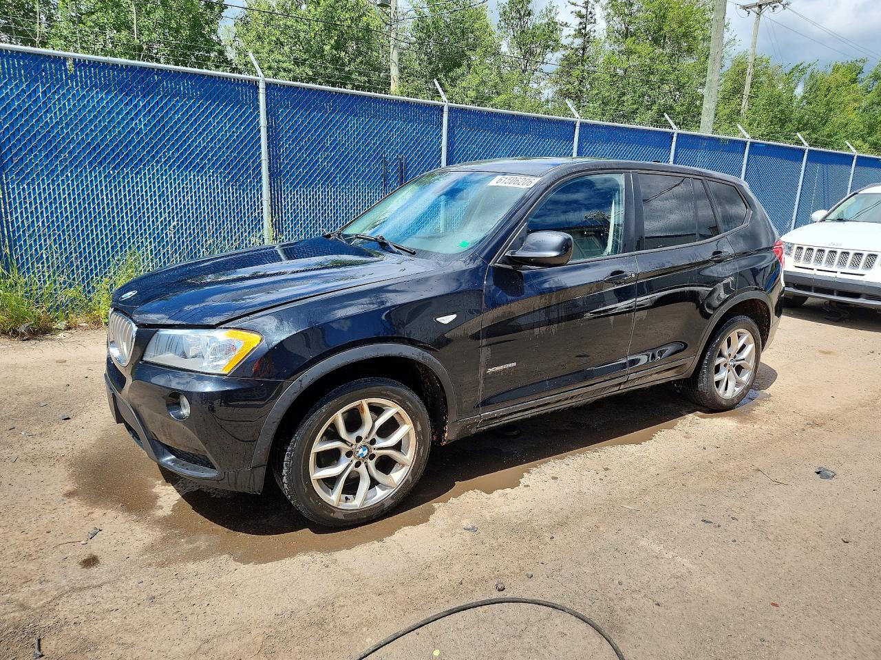 2011 Bmw X3 Xdrive28i Черный vin: 5UXWX5C58BLW13719