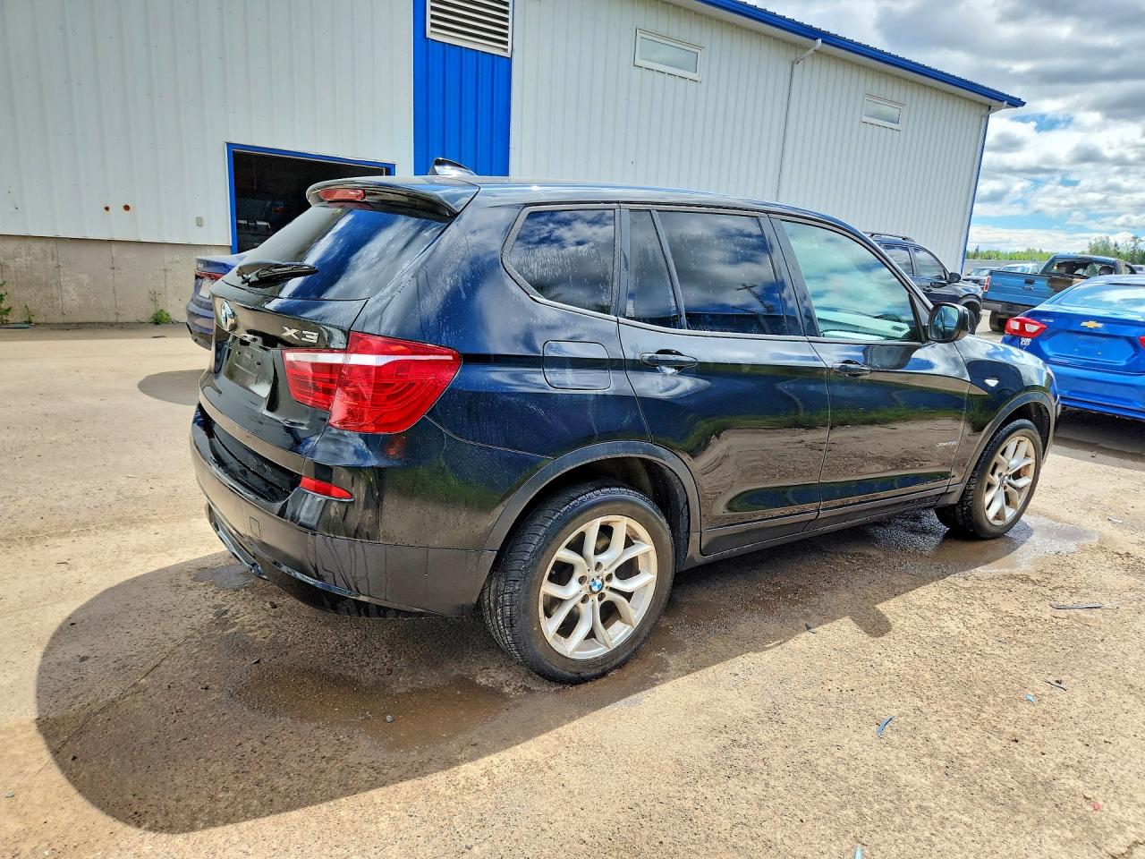 2011 Bmw X3 Xdrive28i Черный vin: 5UXWX5C58BLW13719