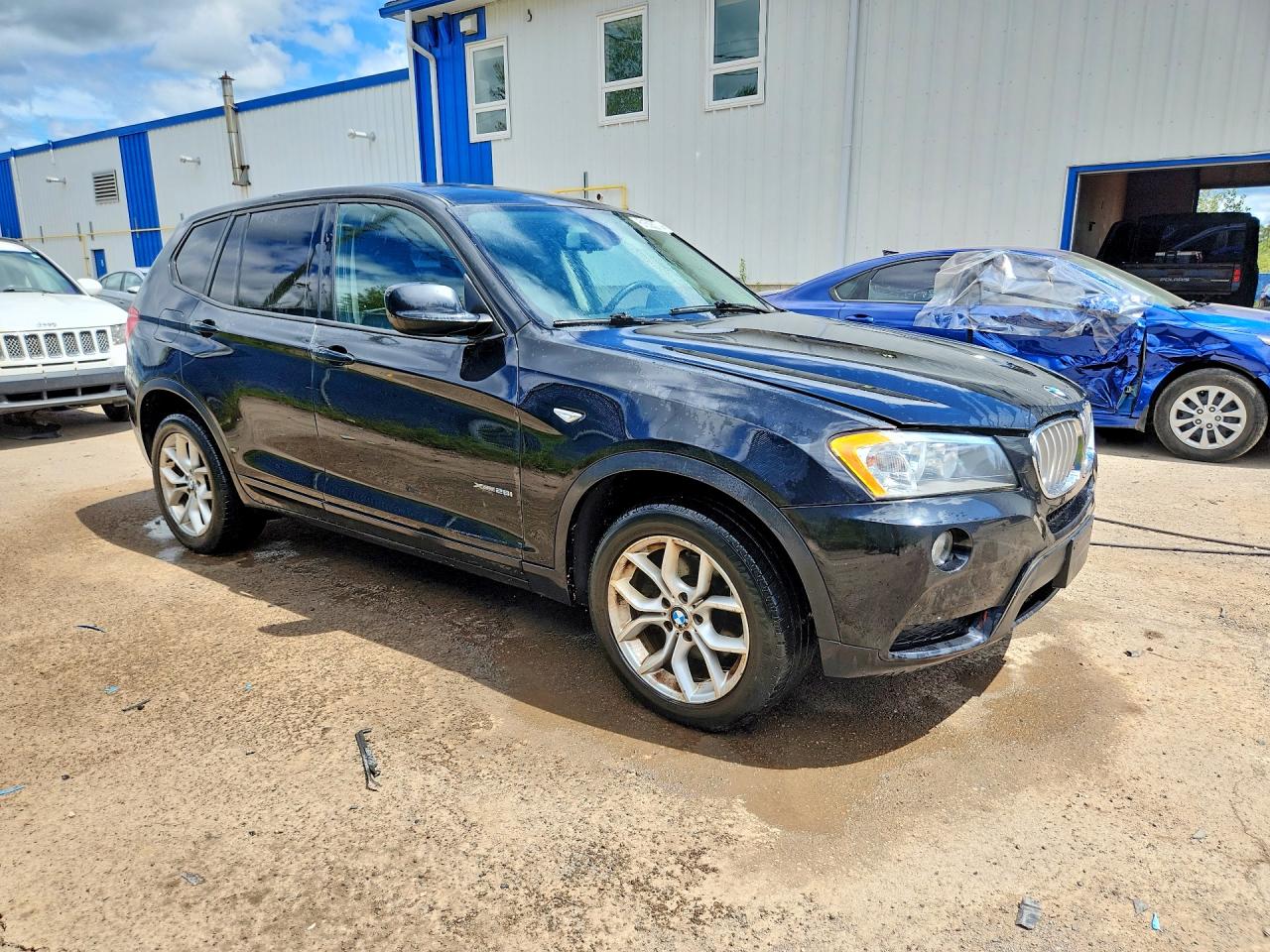 2011 Bmw X3 Xdrive28i Черный vin: 5UXWX5C58BLW13719