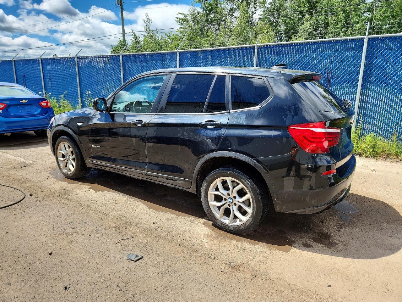 2011 Bmw X3 Xdrive28i Черный vin: 5UXWX5C58BLW13719