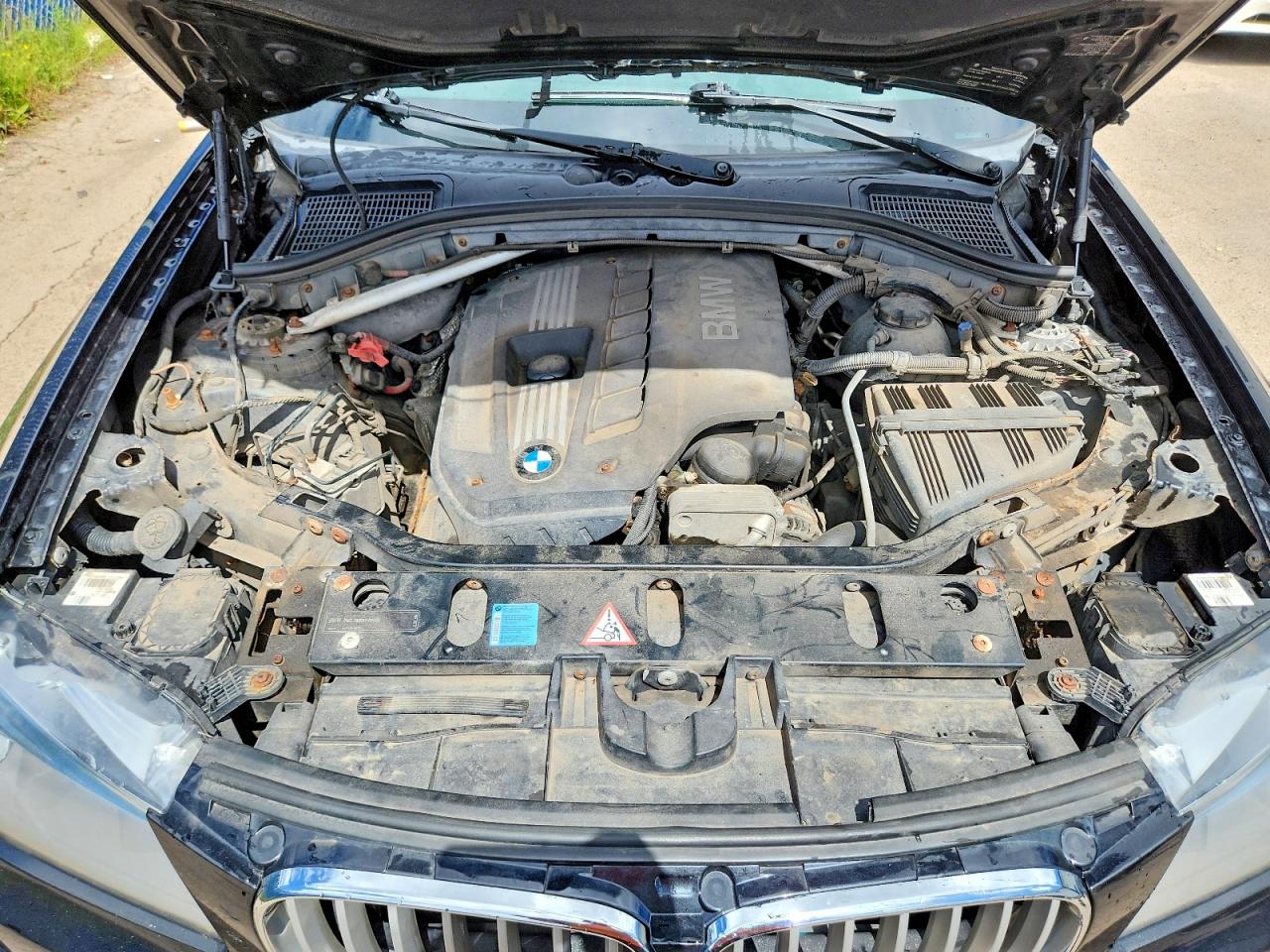 2011 Bmw X3 Xdrive28i Черный vin: 5UXWX5C58BLW13719